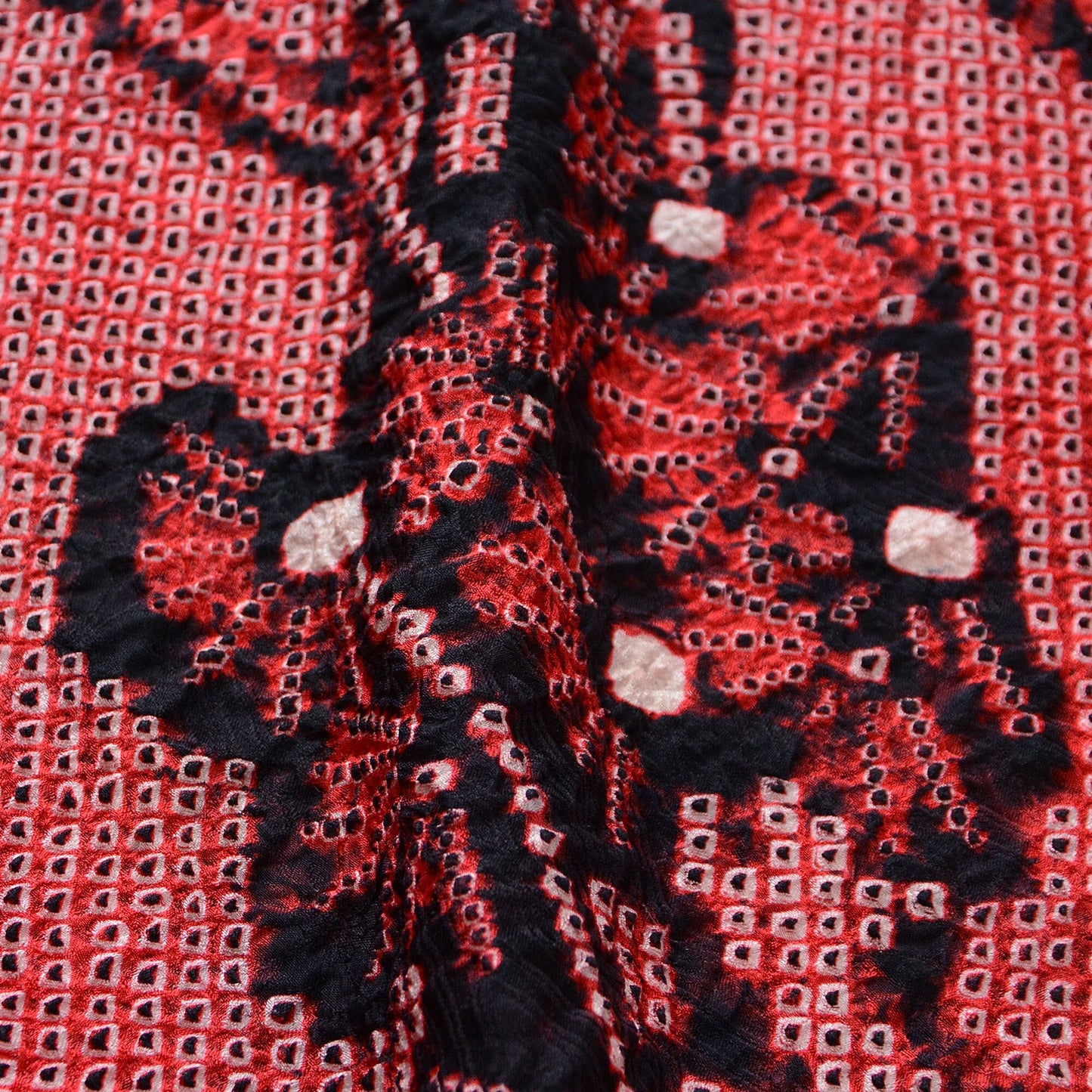 Japanese Silk Obiage Scarf Red Japan Vintage Coordination with clothes is also nice 2