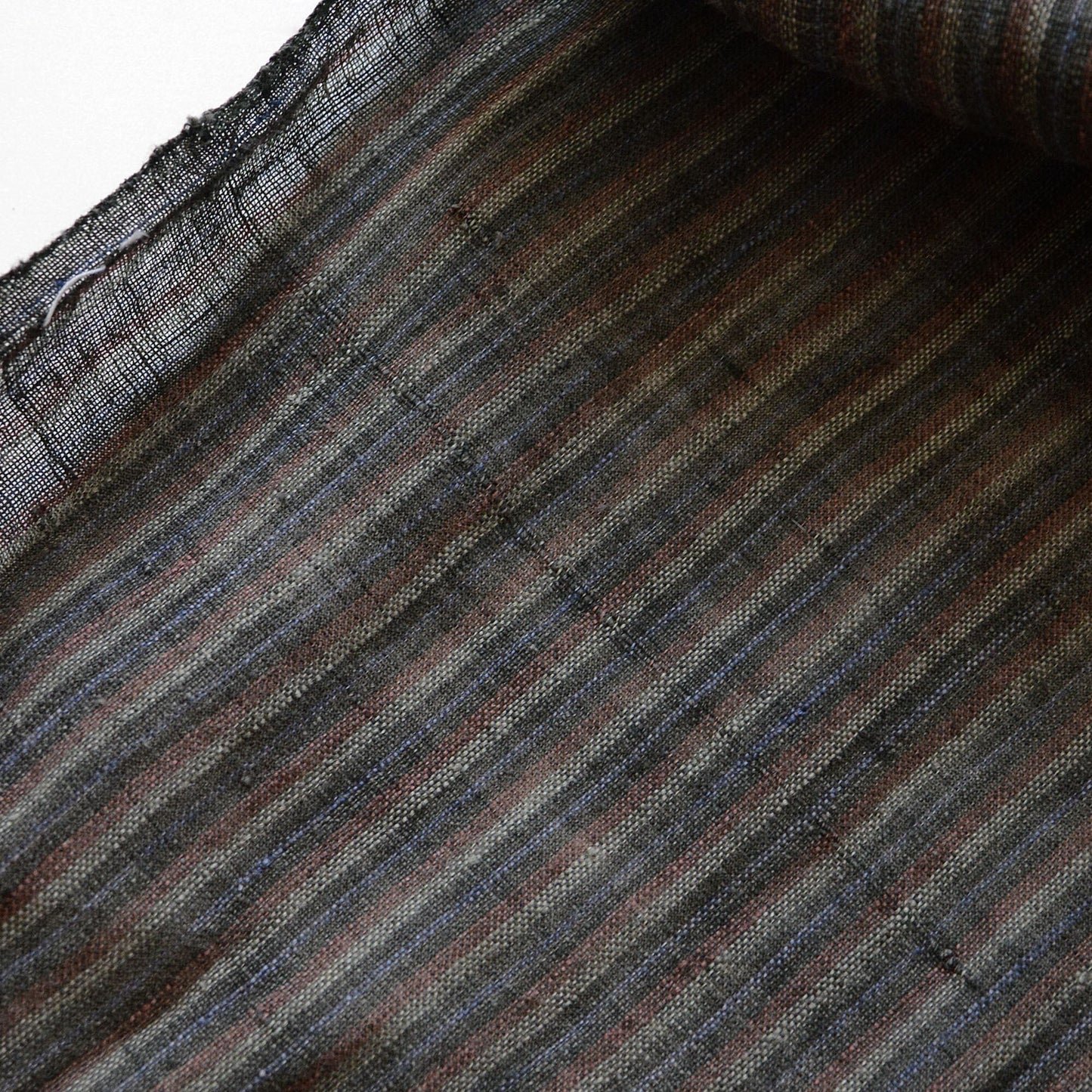 Boro Fabric Japan Vintage Scraps Aizu Momen Cotton Stripe Pattern Textile