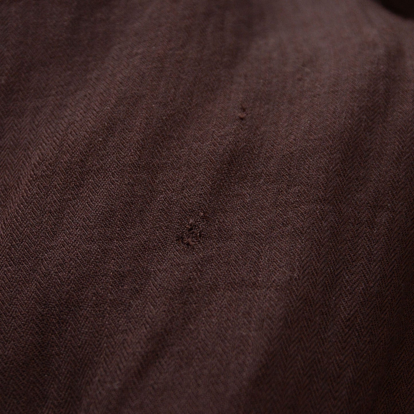 Japanese Vintage Men’s Haori｜Herringbone Kimono Jacket with Stylish Lining｜Showa Era 1970s-80s