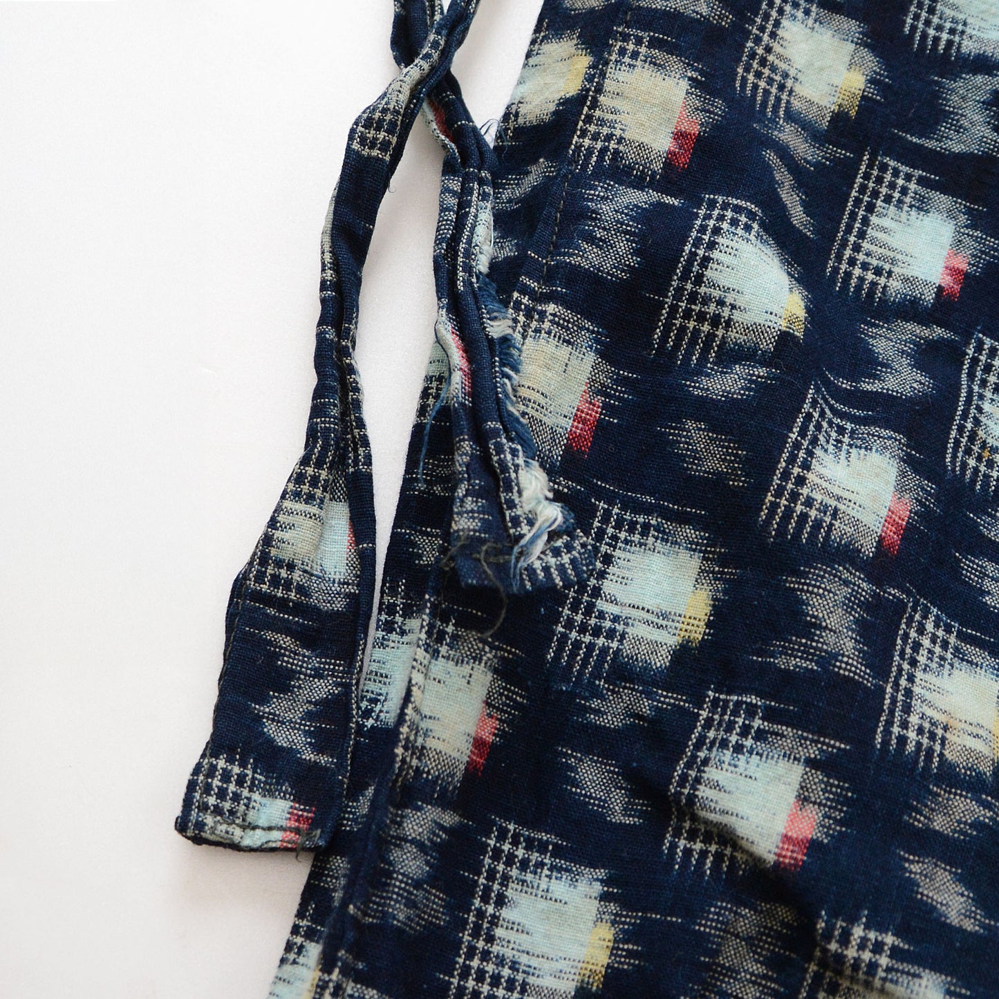 Monpe Pants For Children Kimono Japanese Fabric Vintage Indigo Aizome Kasuri Pattern