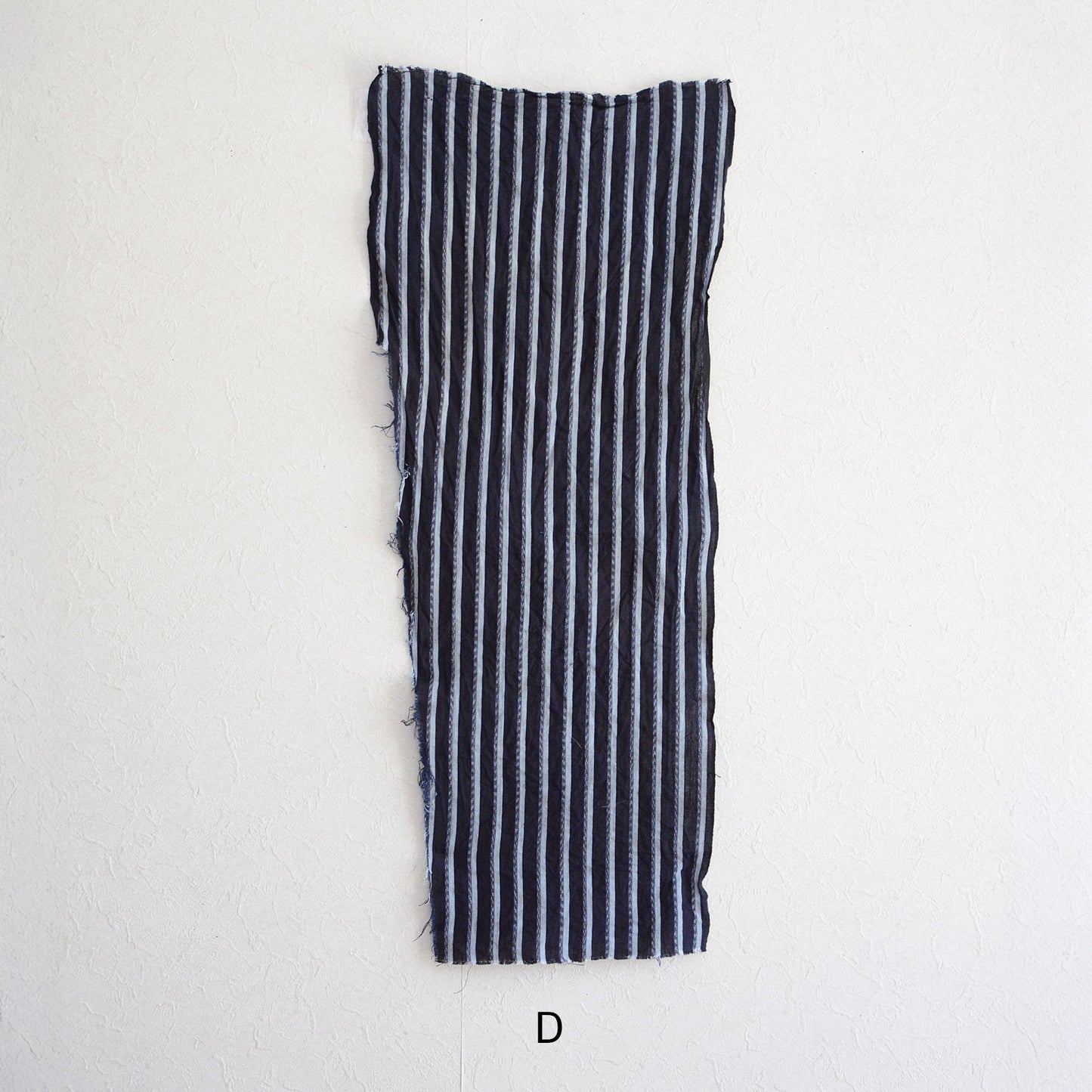 Japanese Fabric Scraps Set Cotton Stripe Pattern Vintage B3