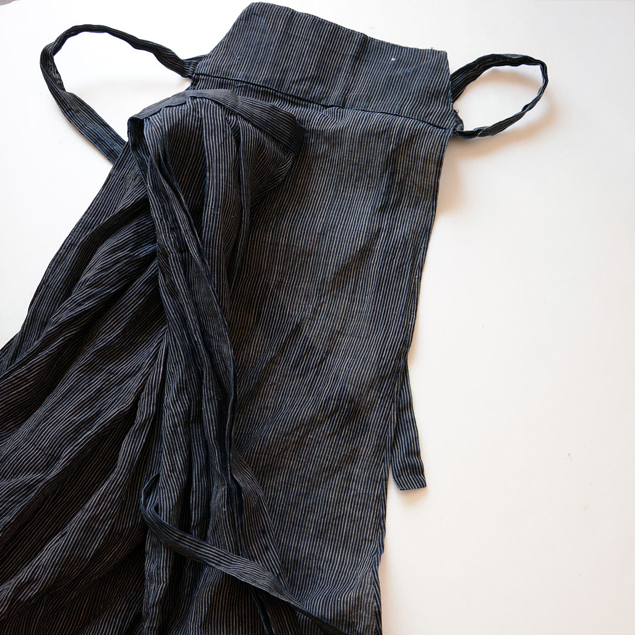 Unique handcrafted umanori hakama with split-leg design for mobility