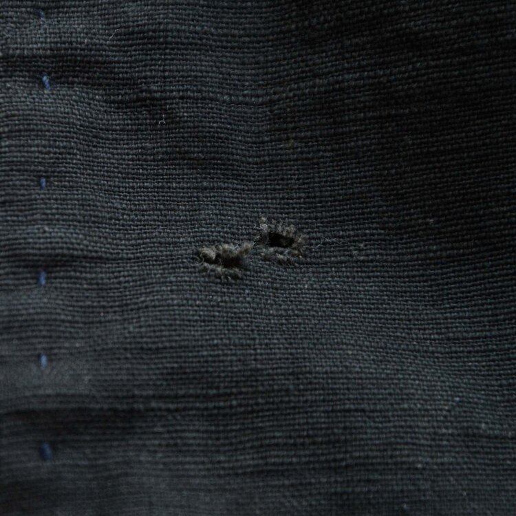 Japanese Fabric Vintage Cotton Black Furoshiki Wrap Cloth