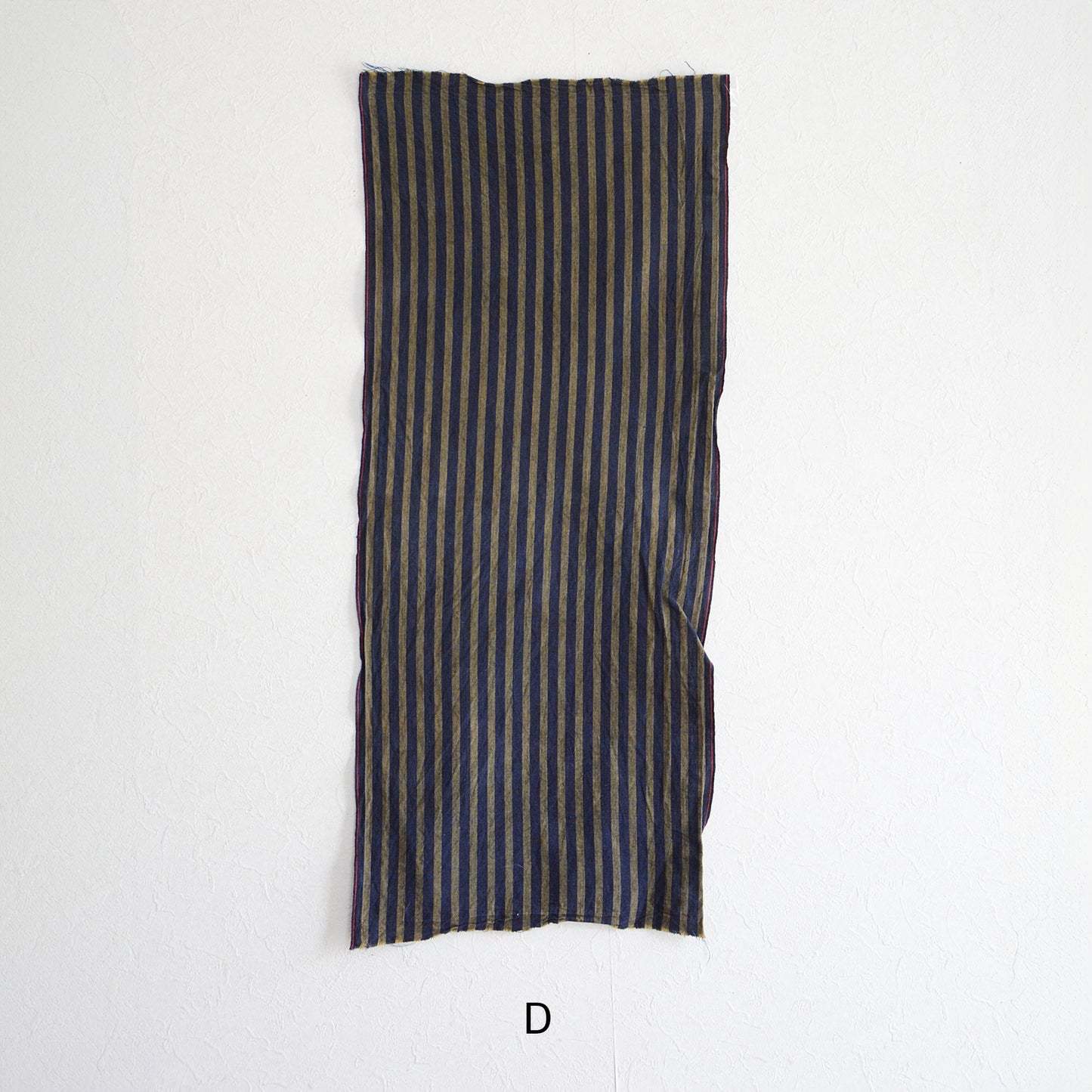 Vintage Japanese Fabric Scraps Set Cotton Stripe Pattern Vintage B12