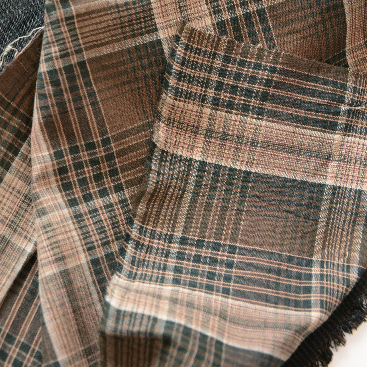 Soft vintage cotton fabric with unique texture and character