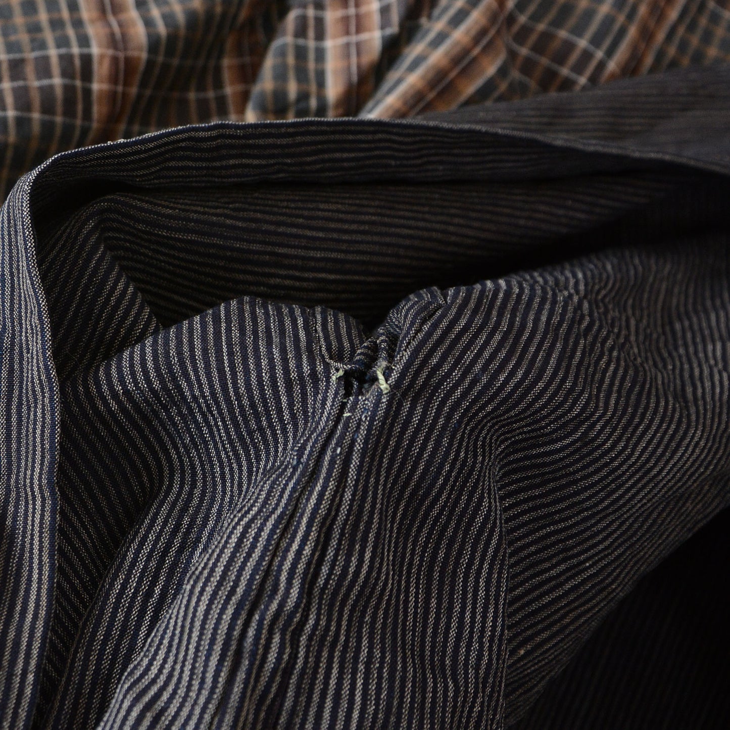 Showa Era Japanese Vintage Striped Haori｜Men’s Kimono Cardigan for Modern Wabi-Sabi Style
