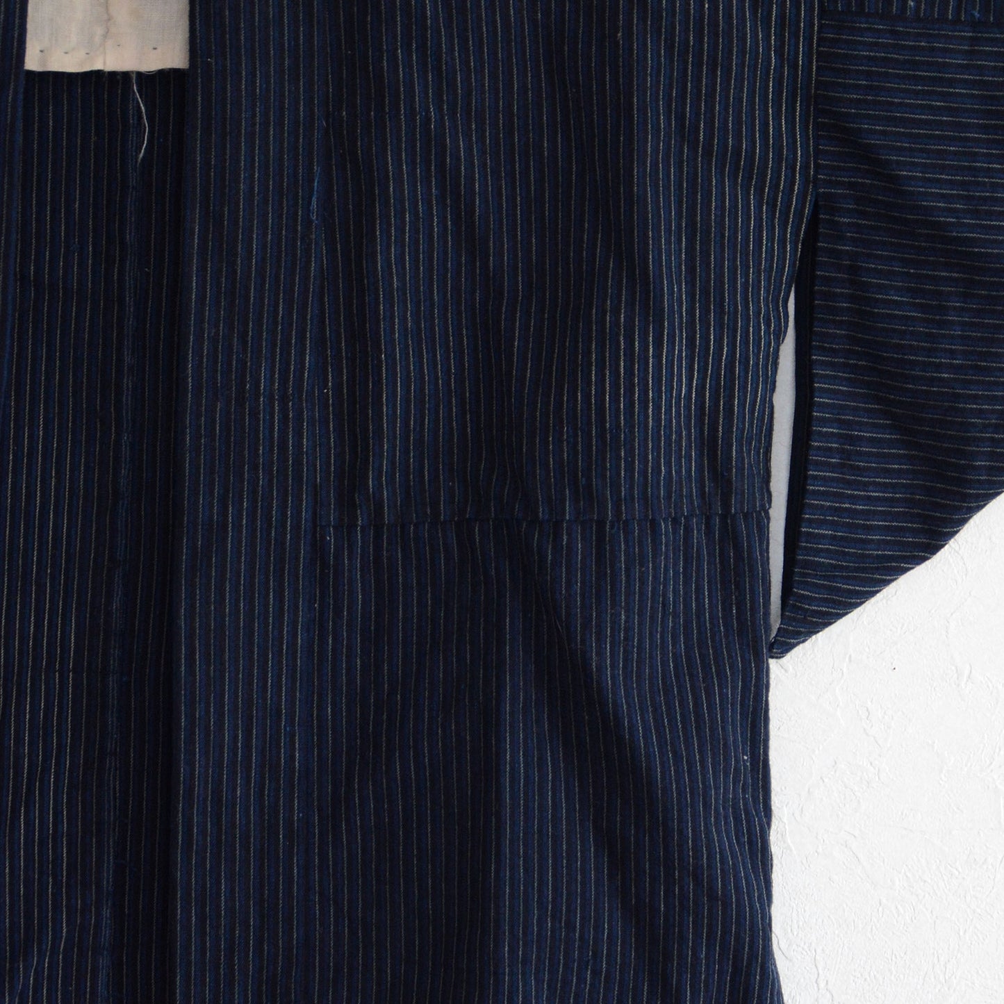 Boro Noragi Jacket Kimono Japanese Fabric Cotton Vintage Patchwork Repair Stripe Pattern