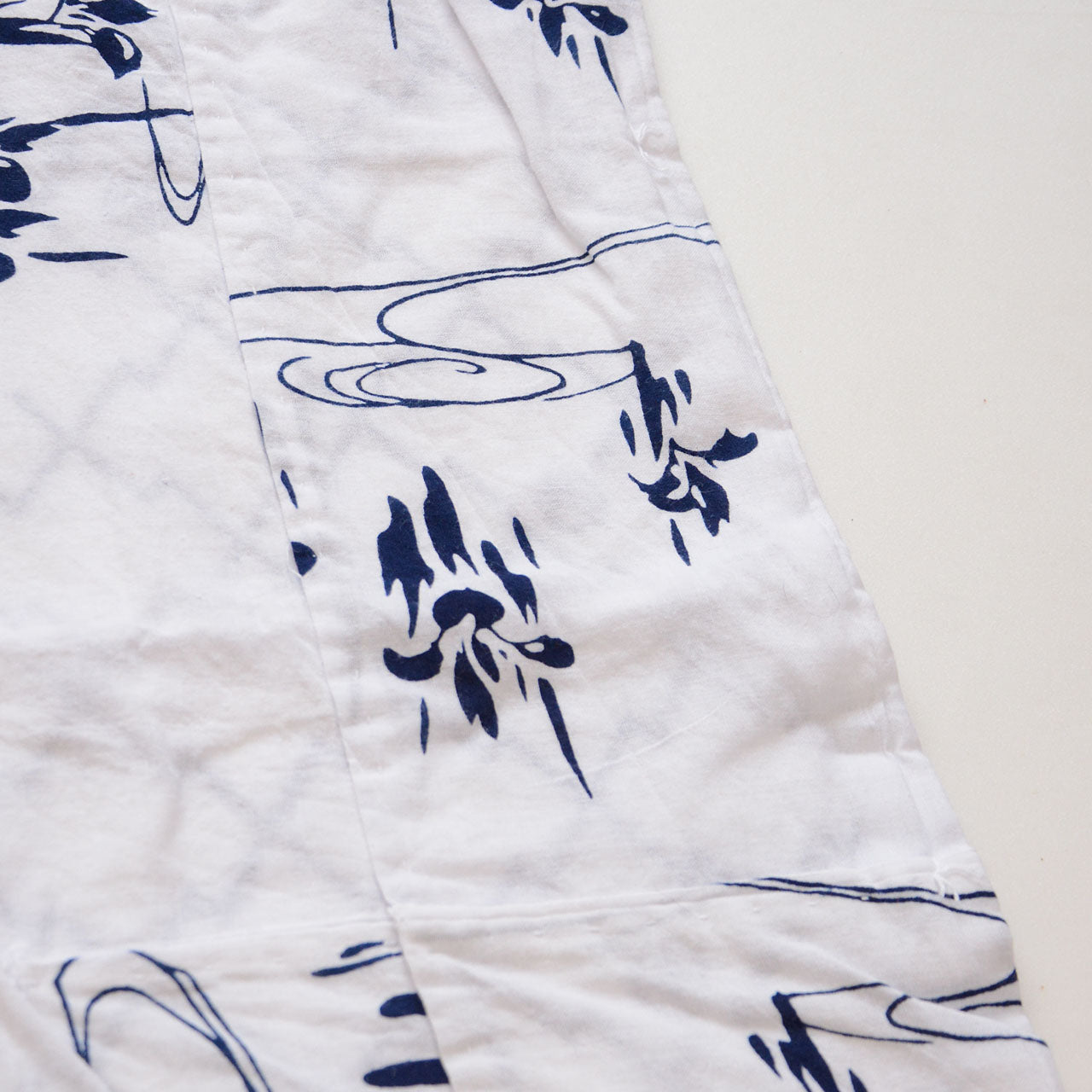 One-of-a-kind Japanese cotton patchwork textile from mid-Showa era