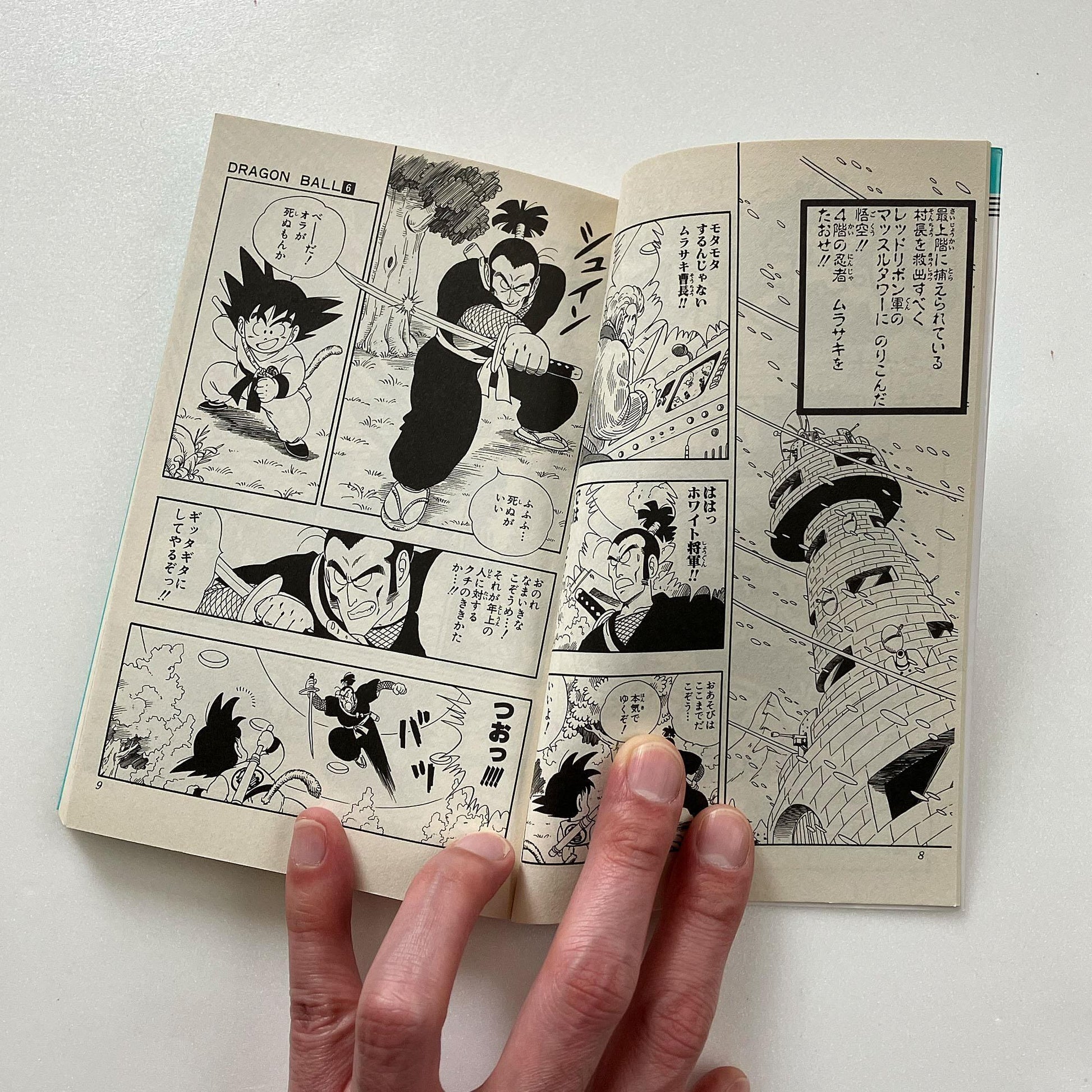Original Dragon Ball vol.6 Japanese Jump Comics manga book, perfect for collection