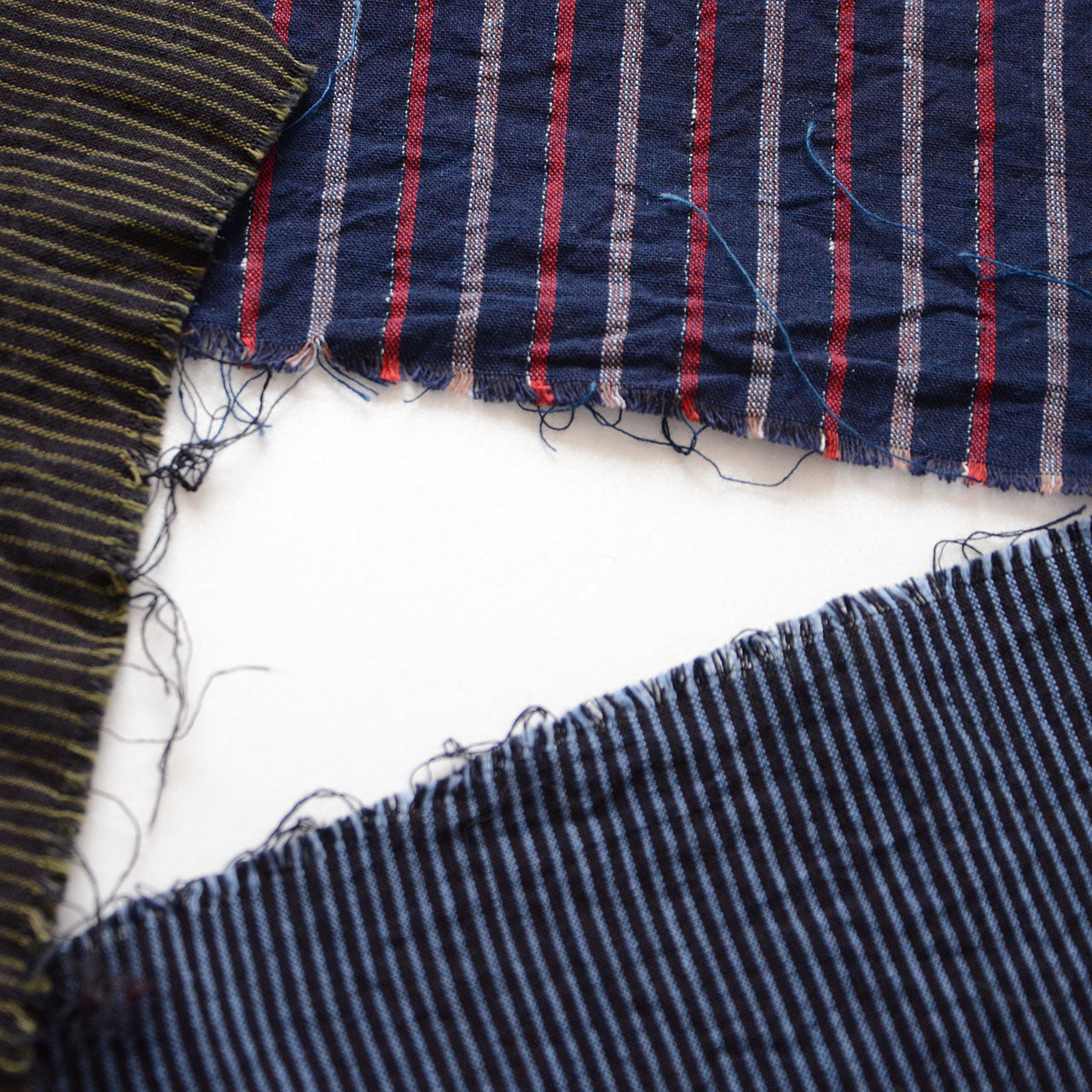 Authentic mid-Showa era Japanese fabric scraps for creative projects