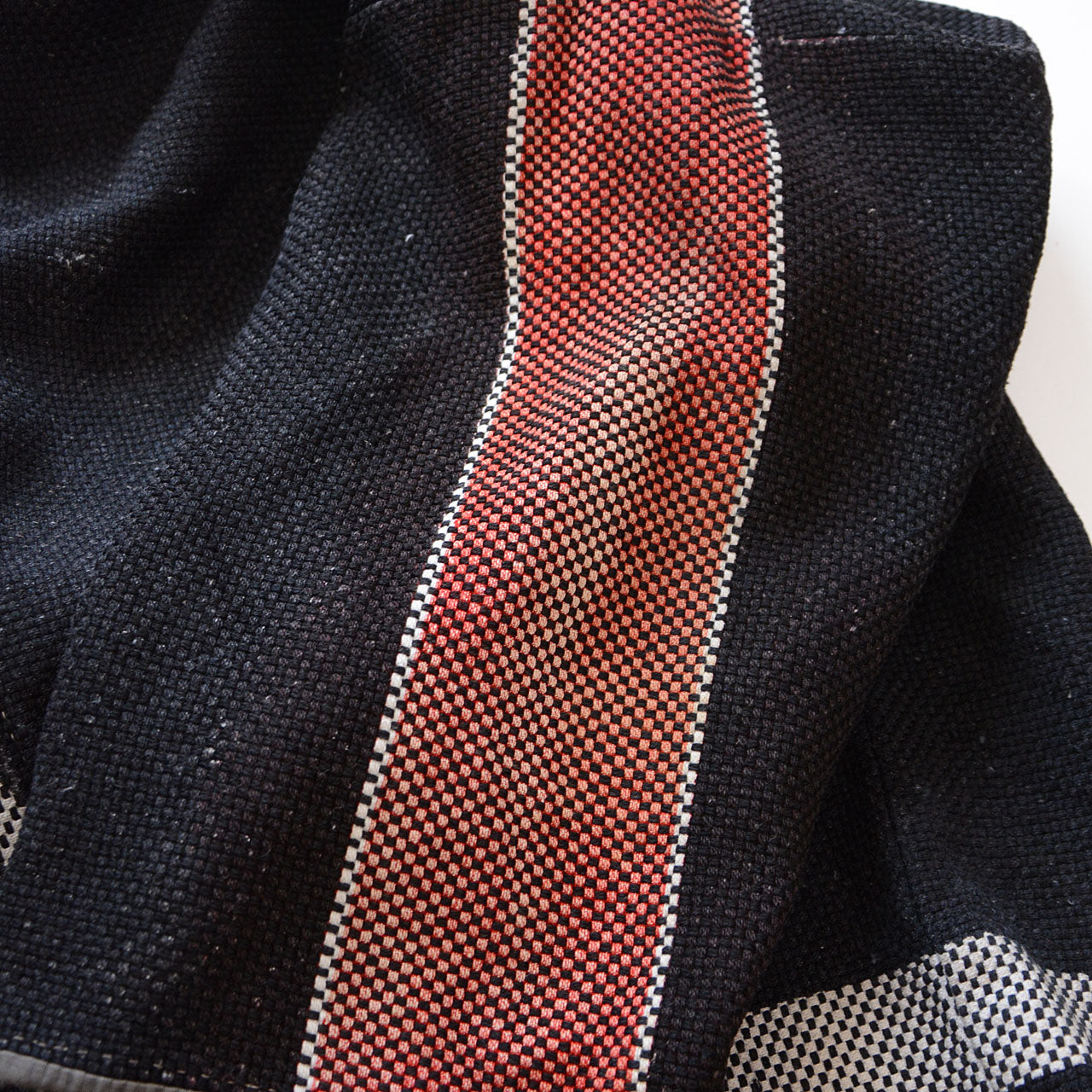 Cultural heritage Japanese jacket with textured sashiko cotton