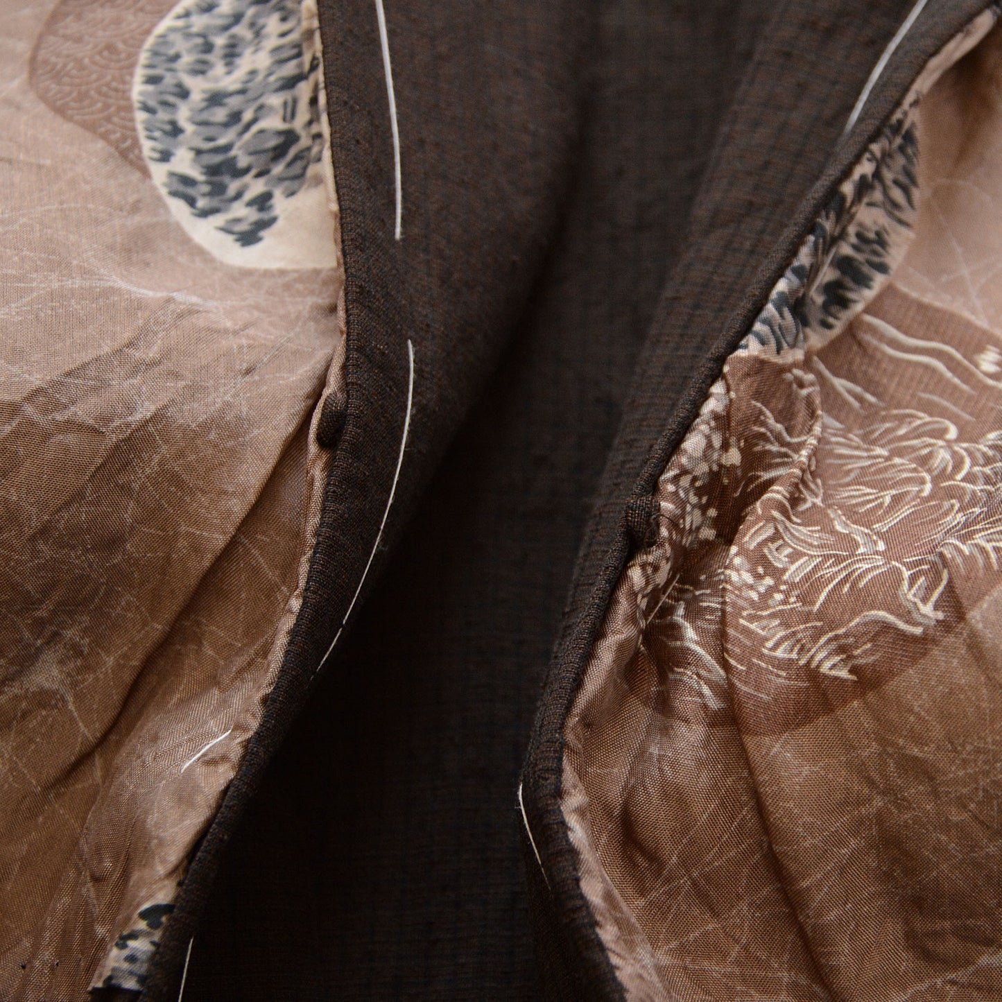 Japanese Vintage Men's Haori | Exquisite Lining Design × Modern Kimono Style