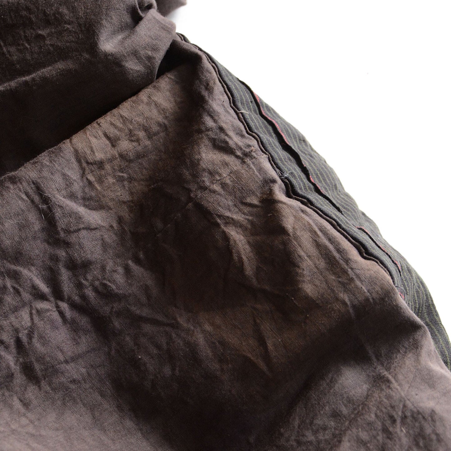 Kimono Robe Long Men Japanese Fabric Cotton Vintage Stripe Pattern