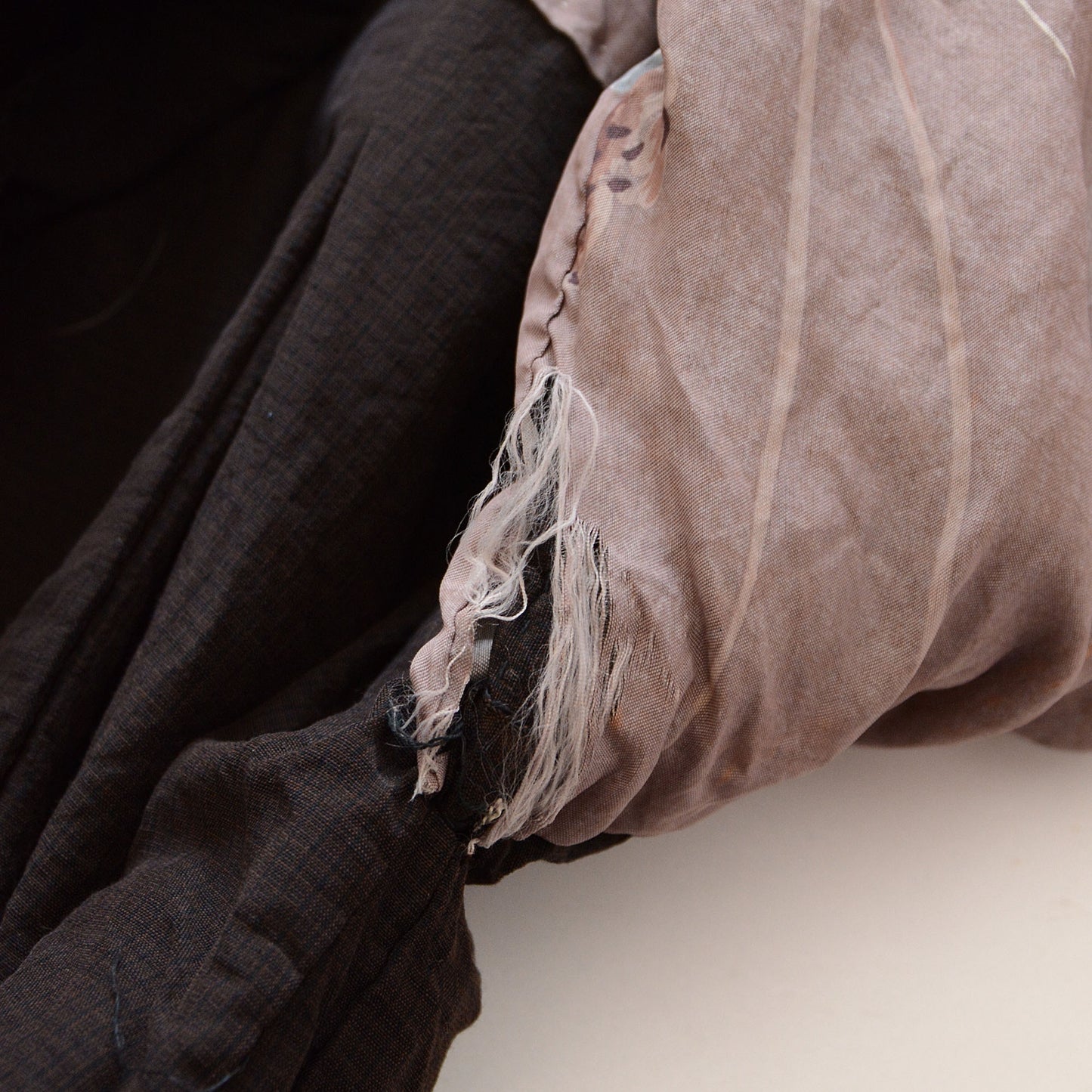 Lucky Shrimp Lining Japanese Vintage Haori for Men | One-of-a-Kind Kimono Jacket