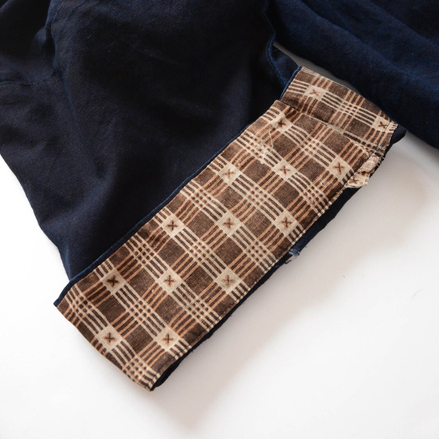 Happi Coat Men Hanten Jacket Indigo Kimono Cotton Japan Vintage Kanji 2