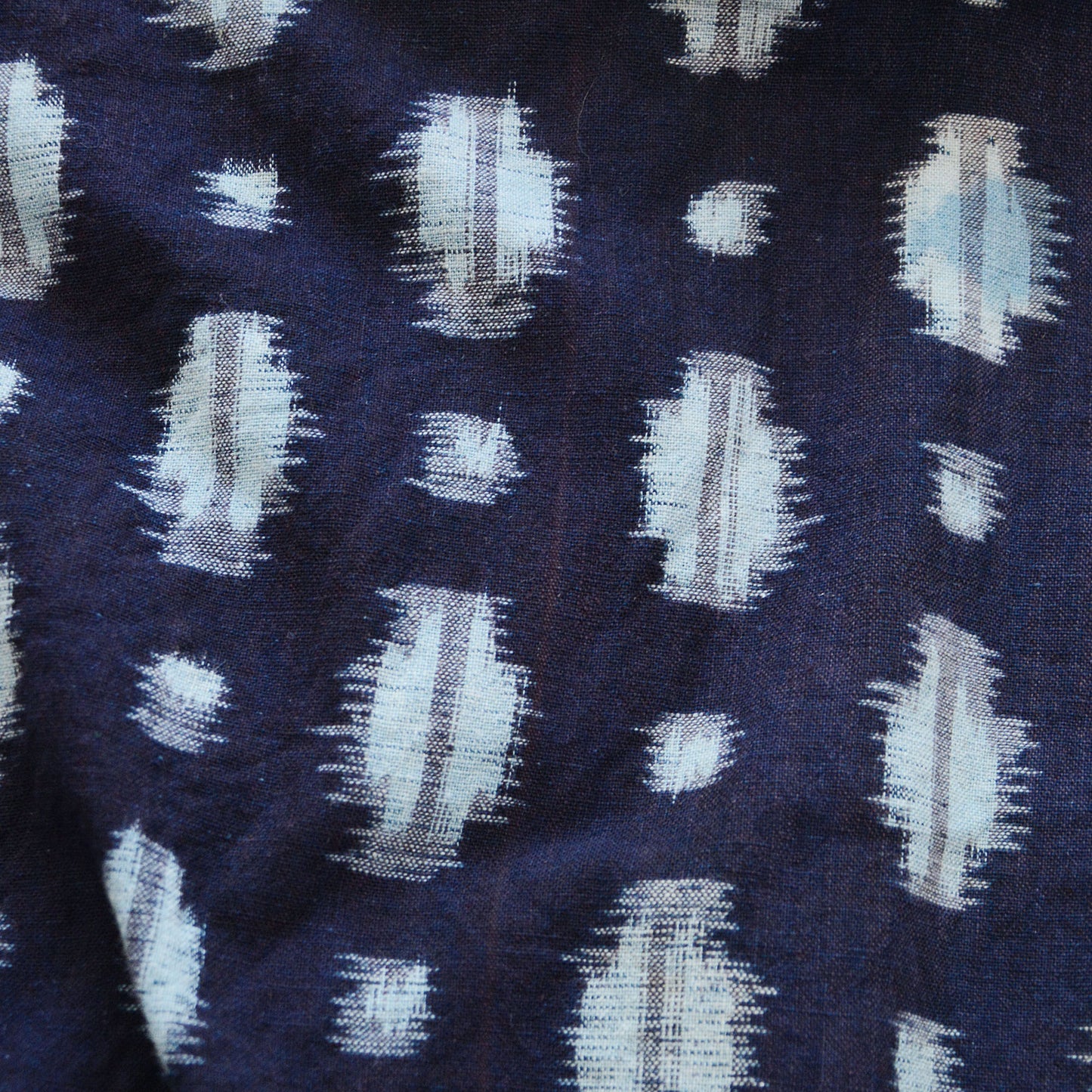 Noragi Jacket Kimono Japanese Fabric Cotton Vintage Indigo Kasuri Pattern