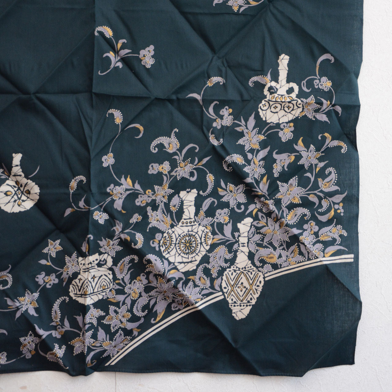 Antique Japanese wrapping fabric for decor, crafts, or collection