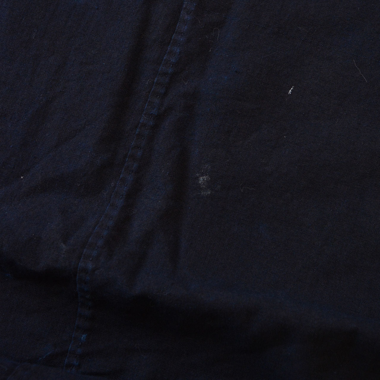 Traditional Japanese cotton cloth with bold hand-dyed indigo finish