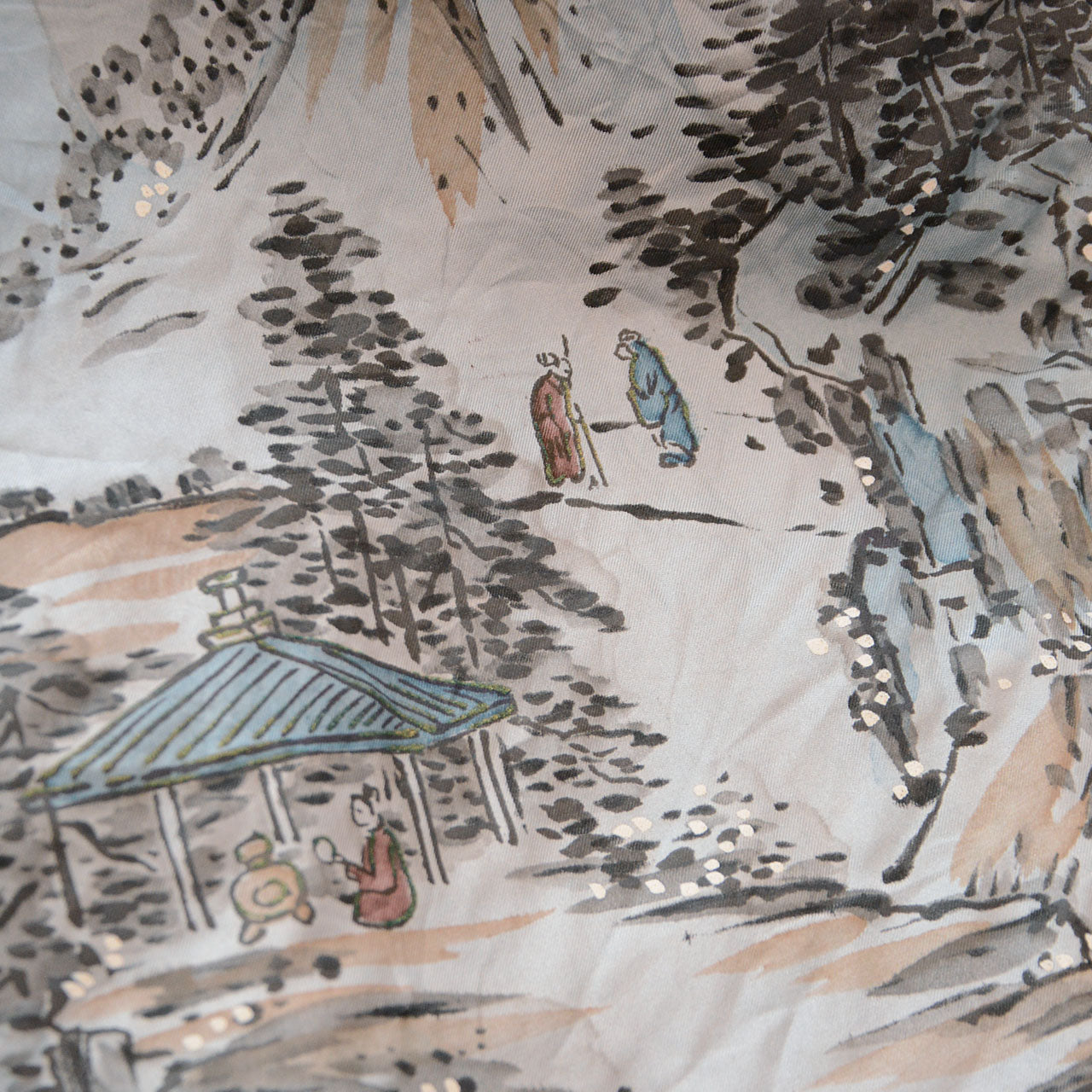 Vintage Showa-Era Men's Haori | Stunning Lining Art | Unique Modern Jacket Style