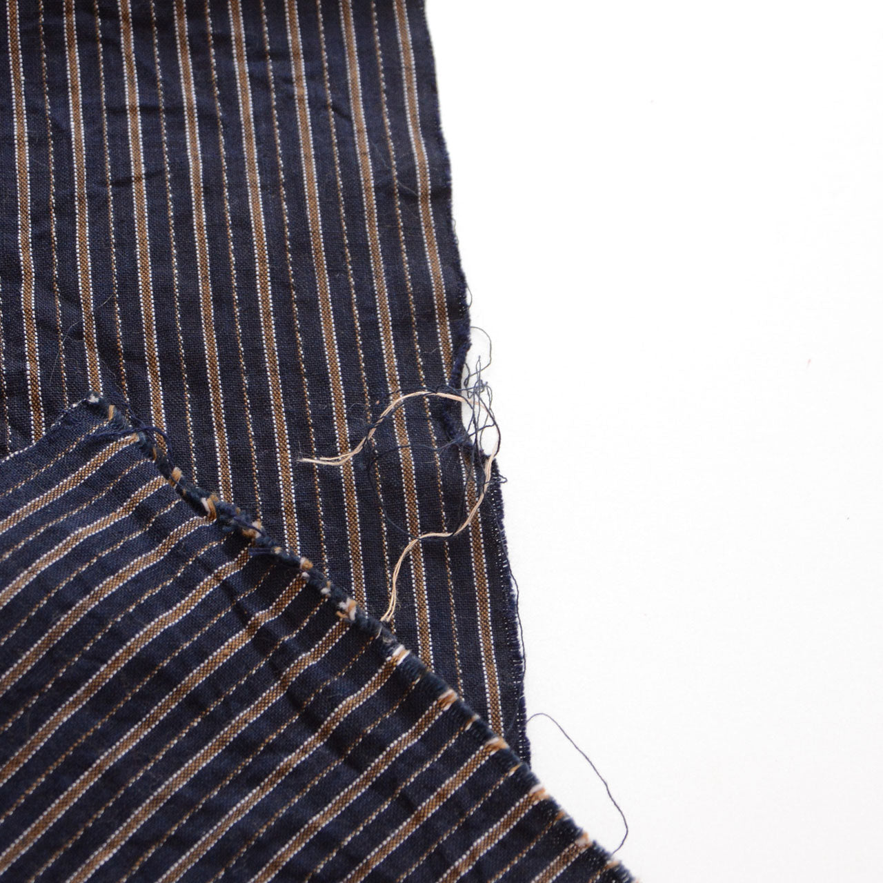 Handwoven traditional cotton fabric pieces from early to mid-Showa period