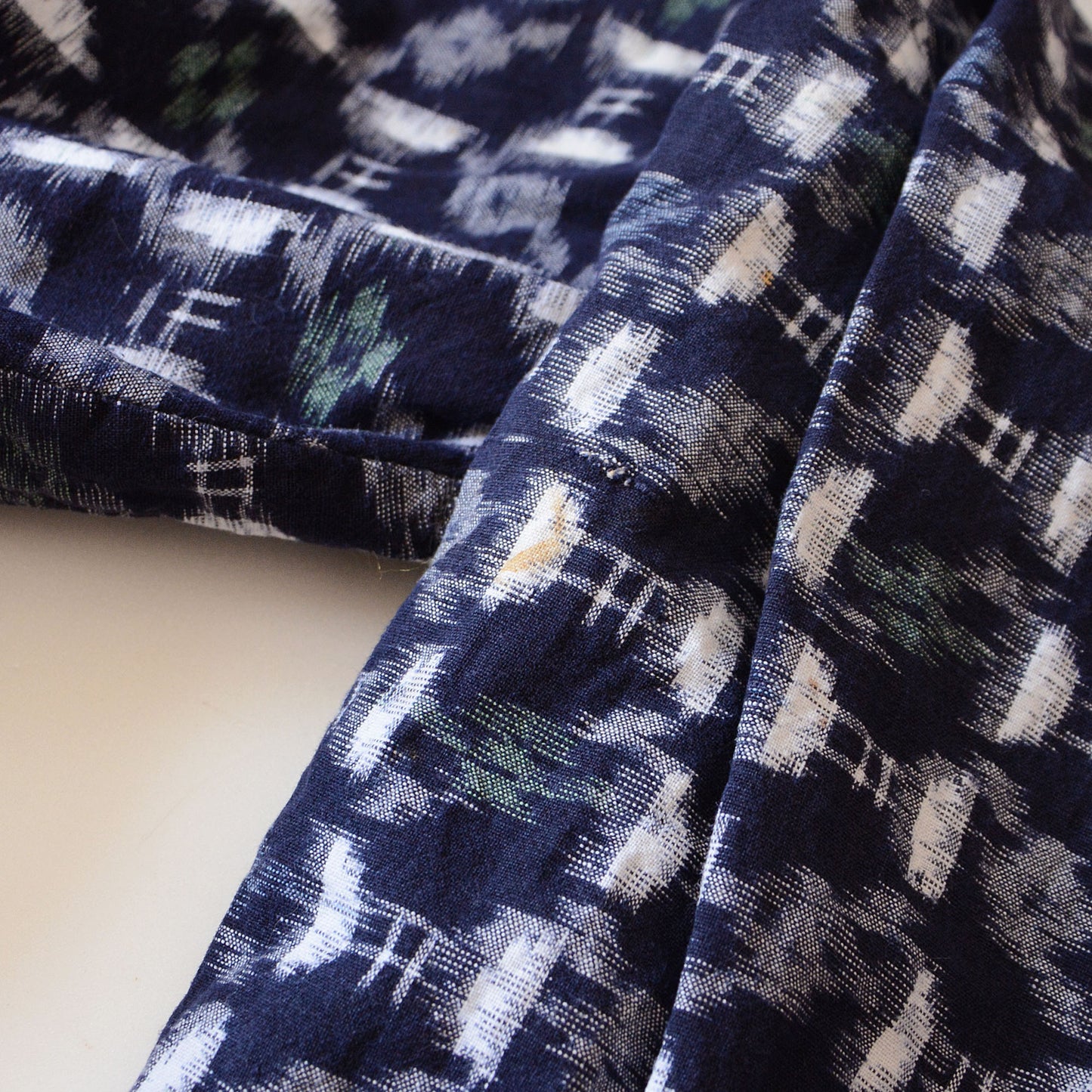 Monpe Pants Noragi Japanese Fabric Cotton Vintage Kasuri Pattern