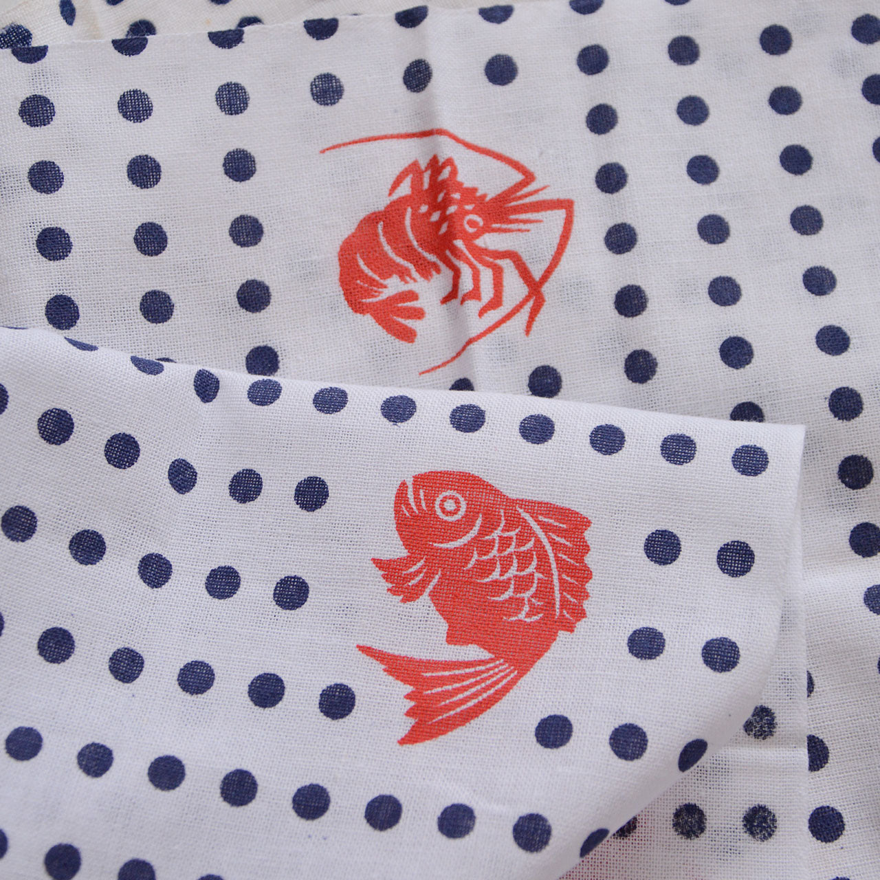 Vintage Japanese cotton fabric set for remake and handmade projects