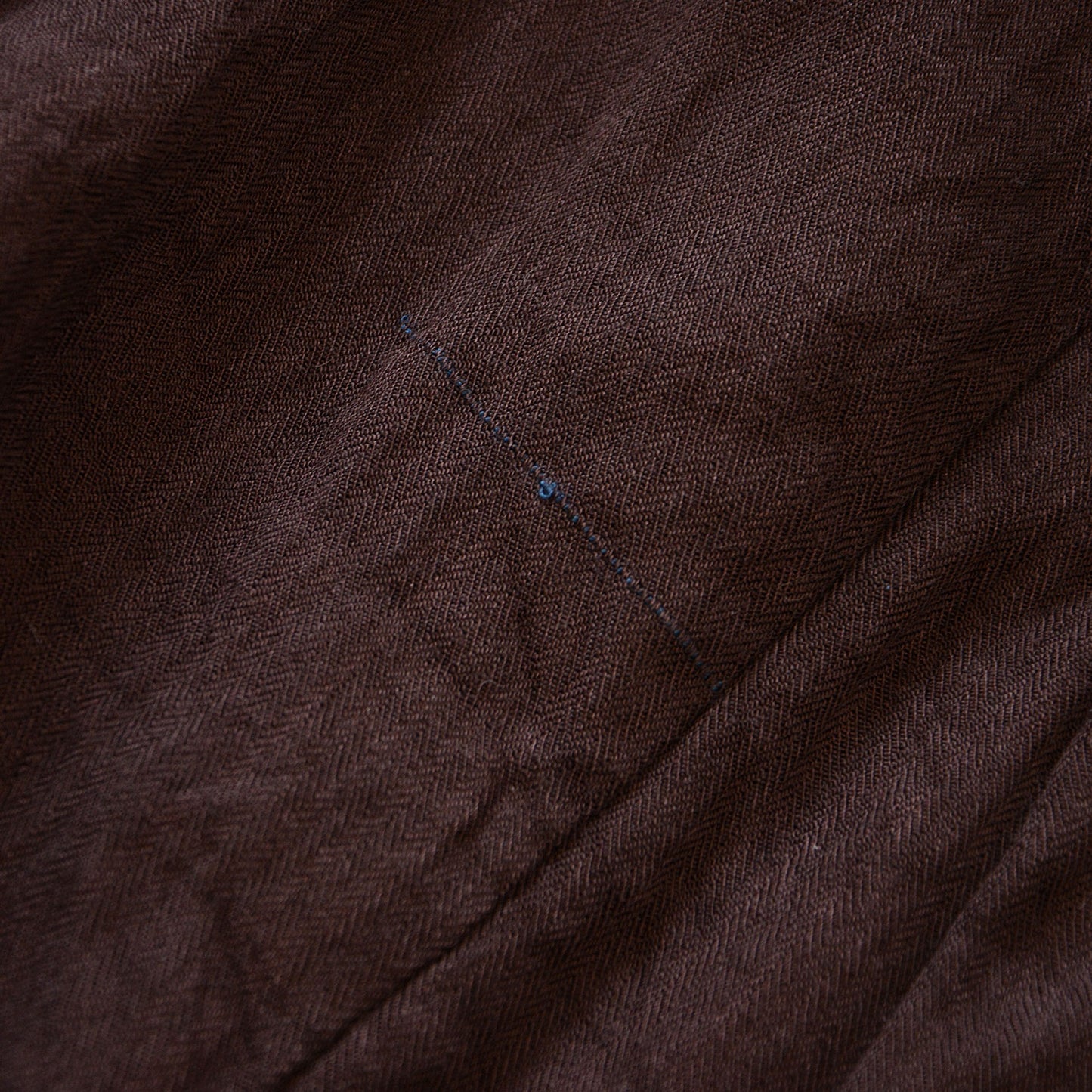 Japanese Vintage Men’s Haori｜Herringbone Kimono Jacket with Stylish Lining｜Showa Era 1970s-80s