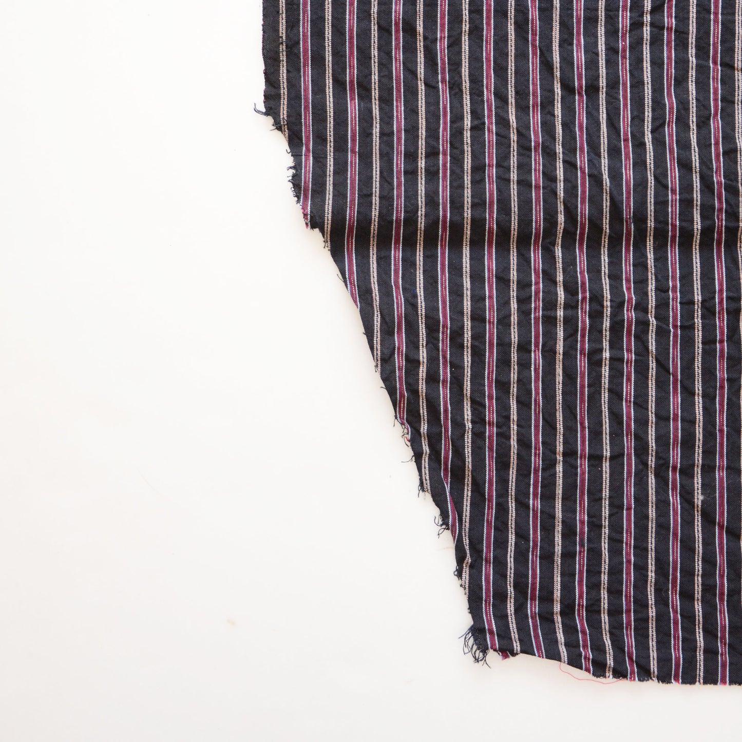 Japanese Fabric Scraps Set Cotton Stripe Pattern Vintage B8
