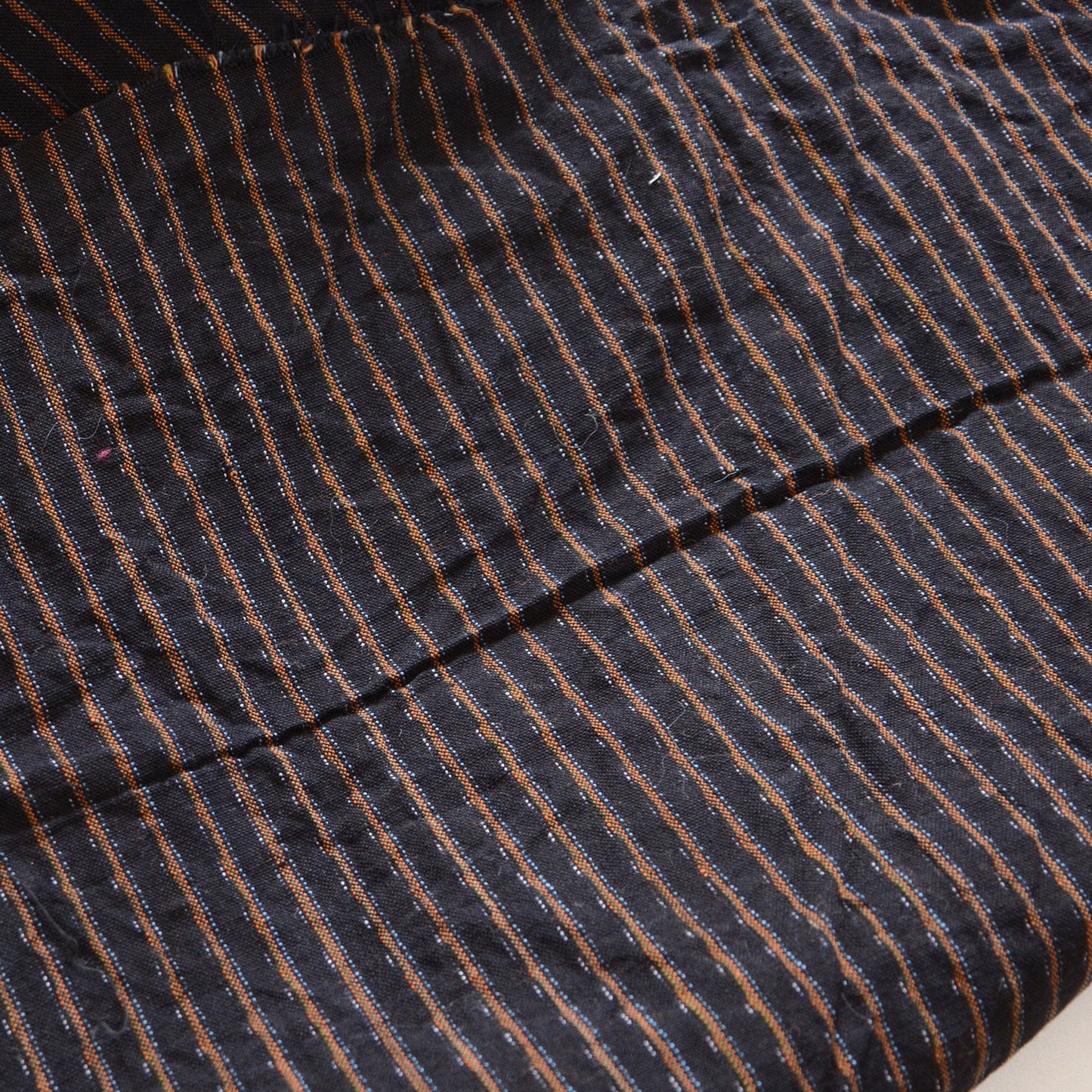 Vintage Japanese Fabric Scraps Set Cotton Stripe Pattern Vintage B10