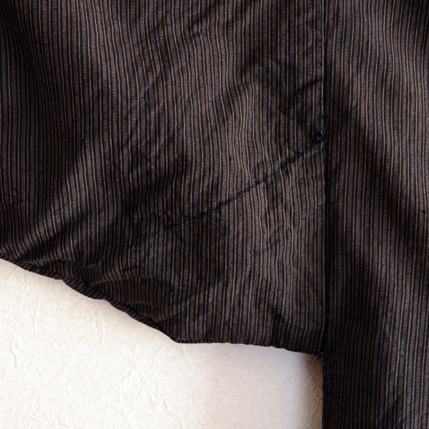 Haori Jacket Men Kimono Japanese Fabric Cotton Vintage Stripe Pattern