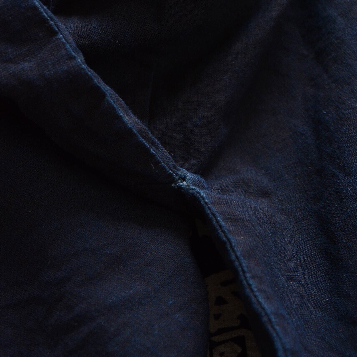 Happi Coat Men Hanten Jacket Indigo Kimono Cotton Japan Vintage Kanji 2