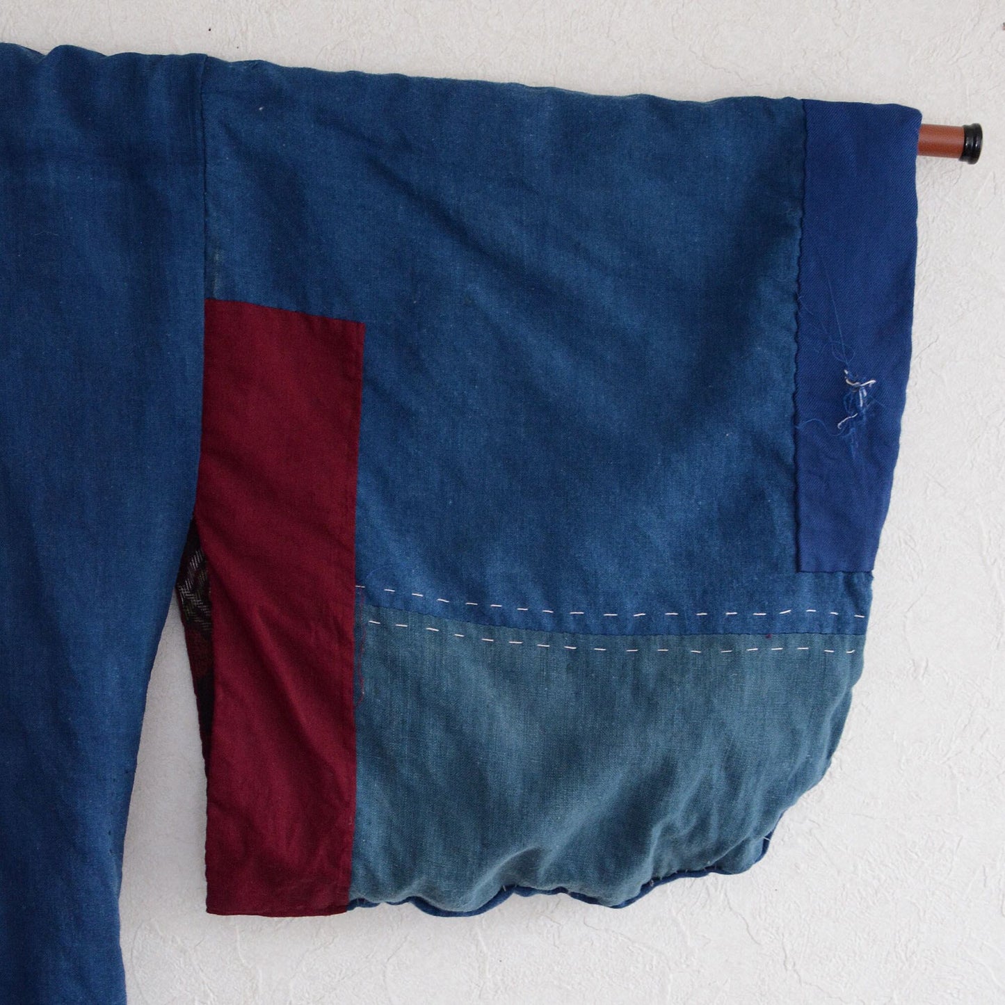 Kimono Robe Women Long Japanese Fabric Vintage Indigo