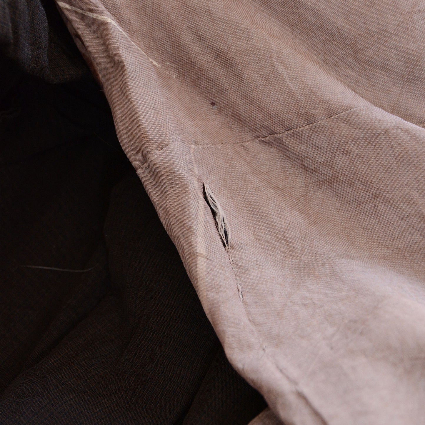 Lucky Shrimp Lining Japanese Vintage Haori for Men | One-of-a-Kind Kimono Jacket