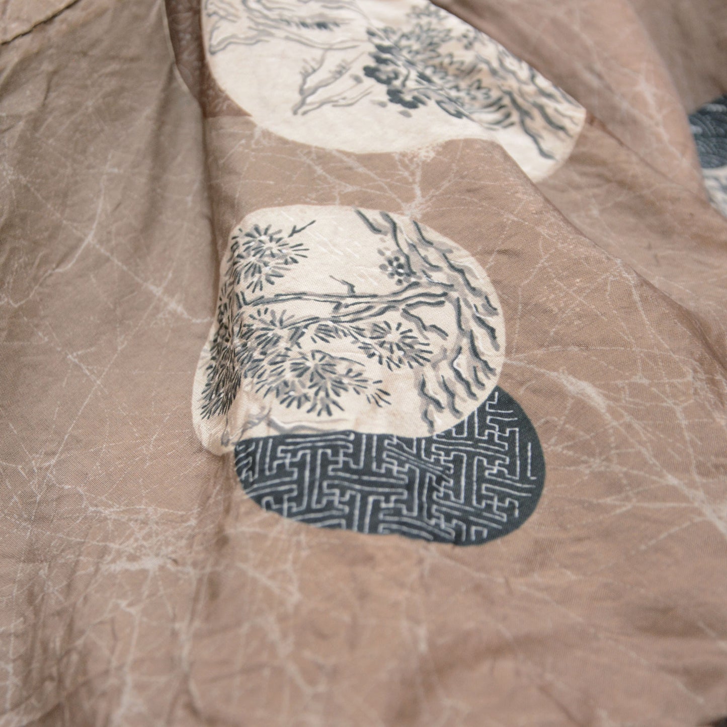 Japanese Vintage Men's Haori | Exquisite Lining Design × Modern Kimono Style