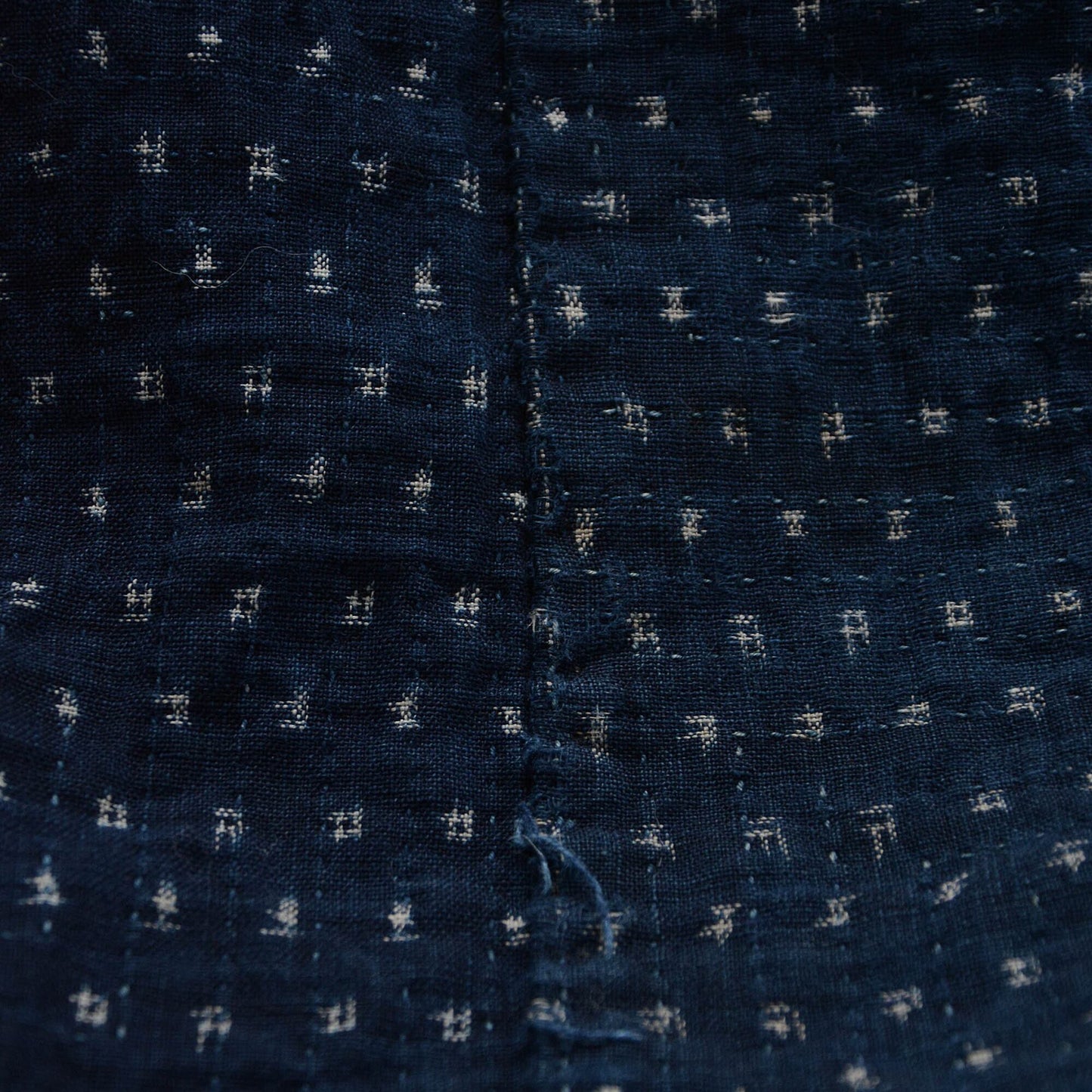 boro sashiko noragi jacket indigo kasuri fabric crazy pattern kimono cotton japan vintage