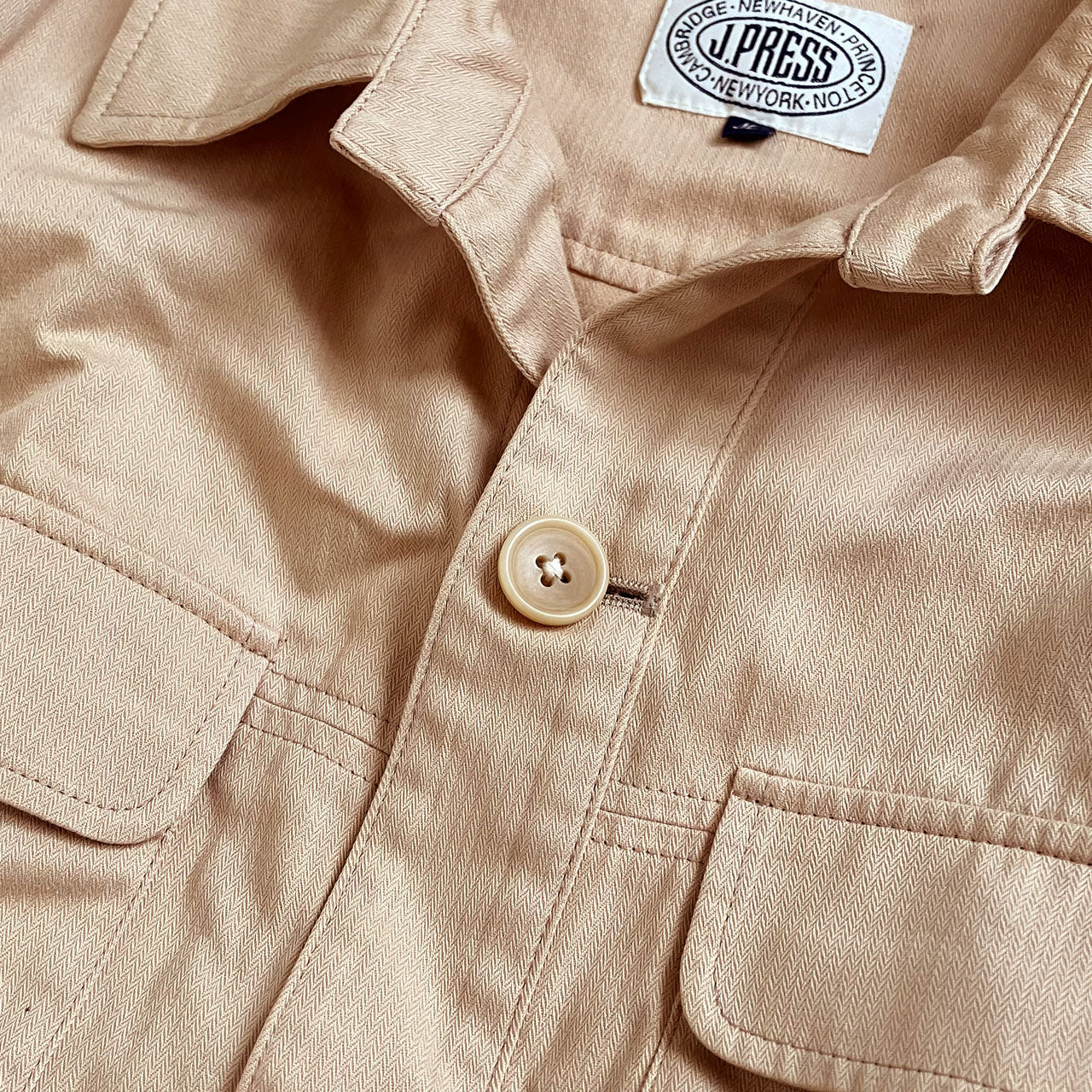 J.PRESS casual linen shirt jacket