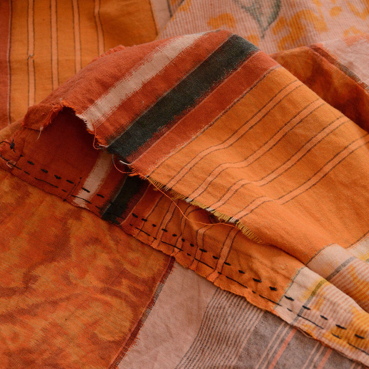 one-of-a-kind vintage futon cover for boro crafts