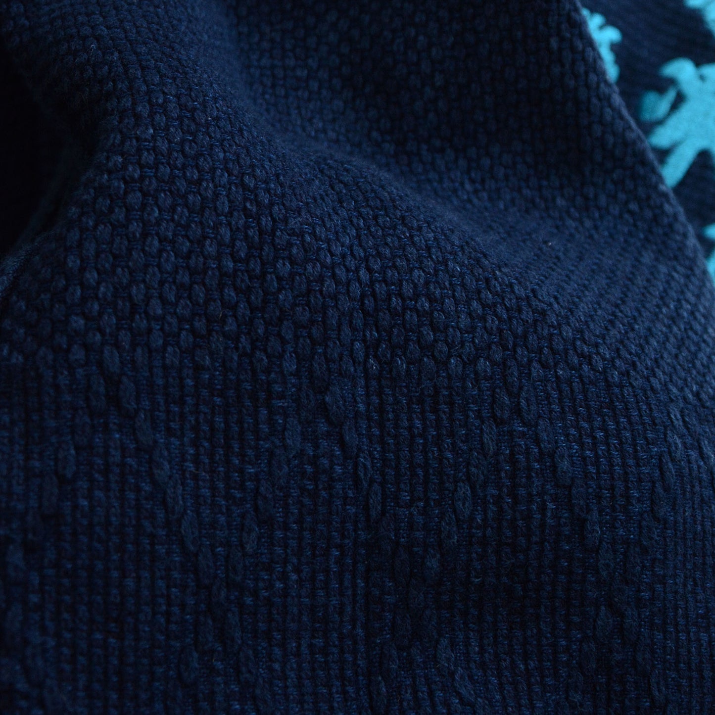 Kendo Gi Sashiko Jacket Indigo Dyed Cotton Japanese Fabric Vintage Made in Japan Kanji Embroidery