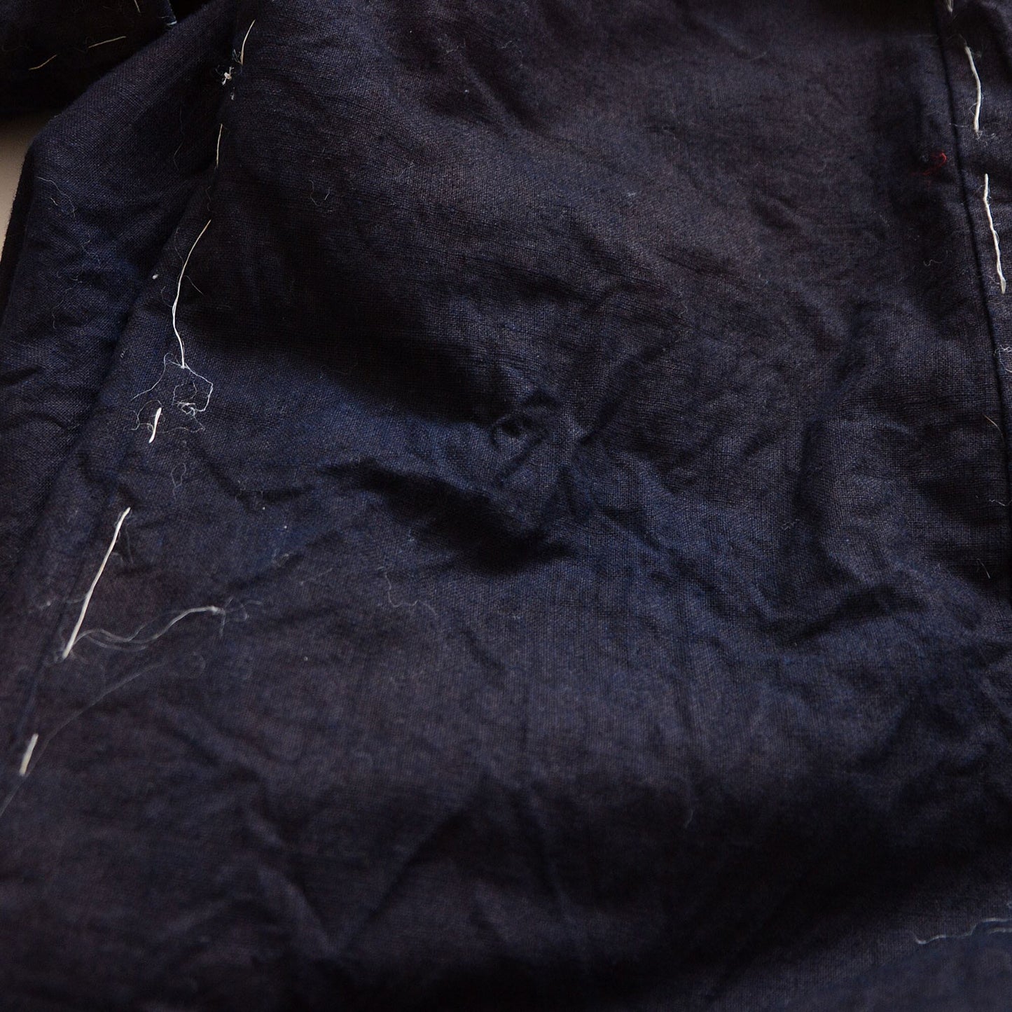 Kimono Padded Jacket Tanzen Indigo Japanese Fabric Cotton Vintage