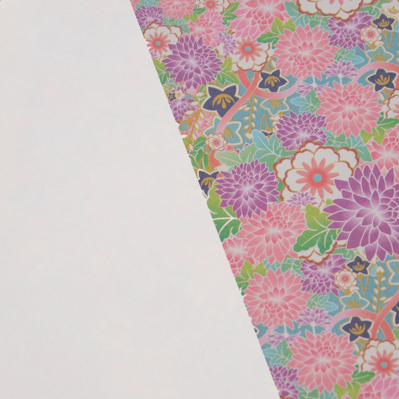 Set of origami paper with classic Japanese designs