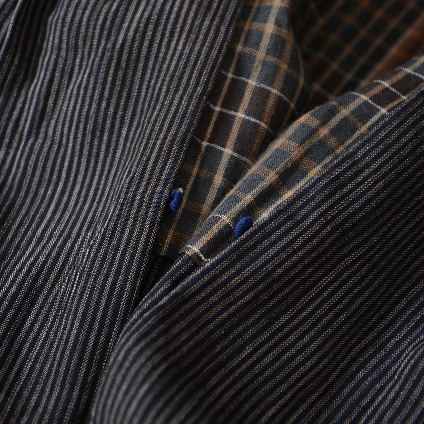 Showa Era Japanese Vintage Striped Haori｜Men’s Kimono Cardigan for Modern Wabi-Sabi Style