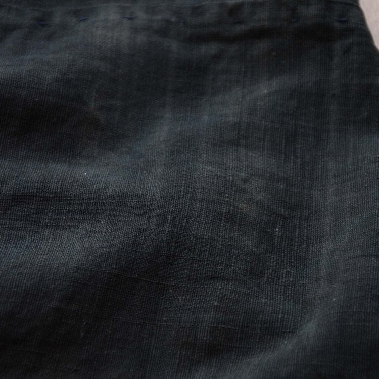 Japanese Fabric Vintage Cotton Black Furoshiki Wrap Cloth