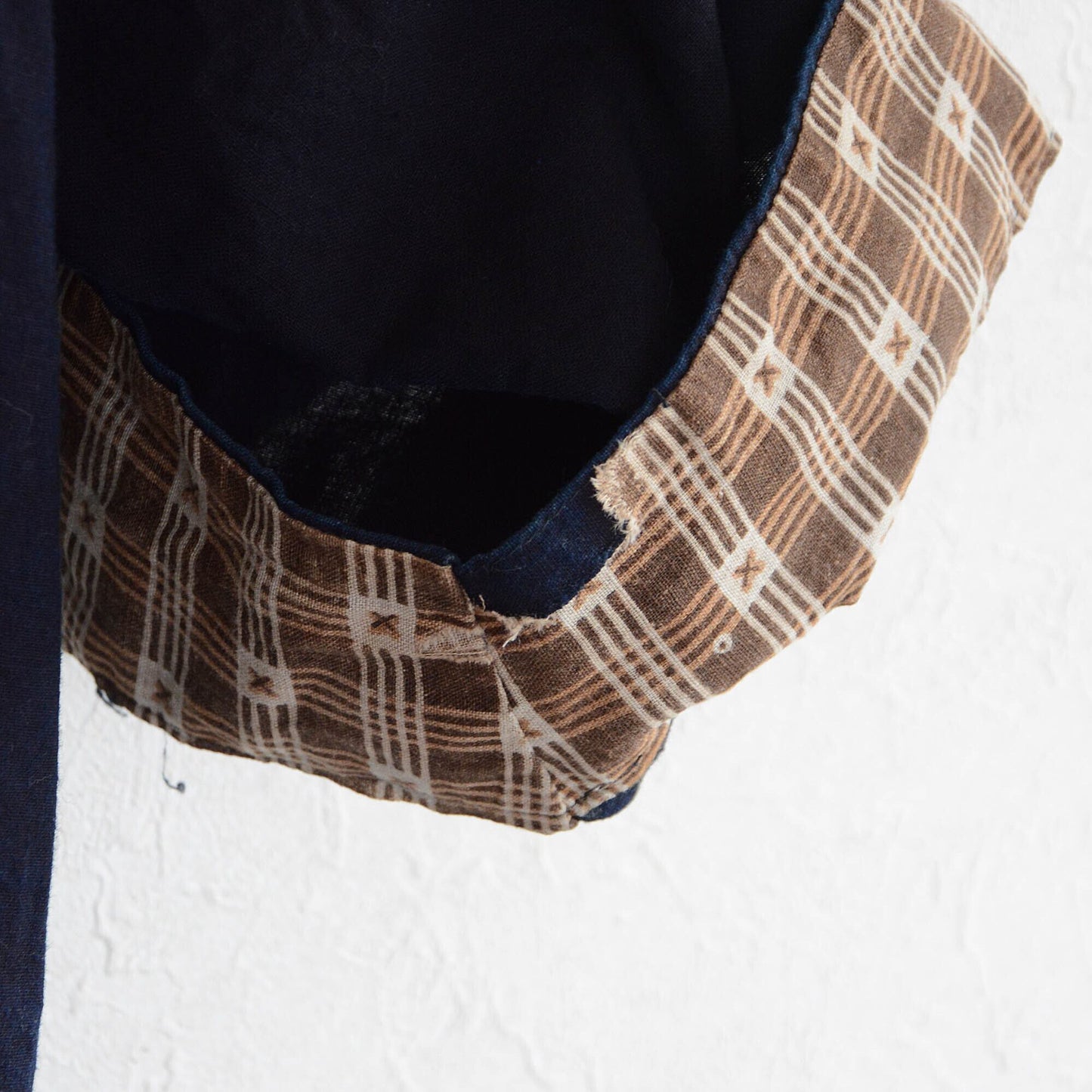Hanten Jacket Happi Coat Men Indigo Kimono Cotton Japan Vintage Kanji