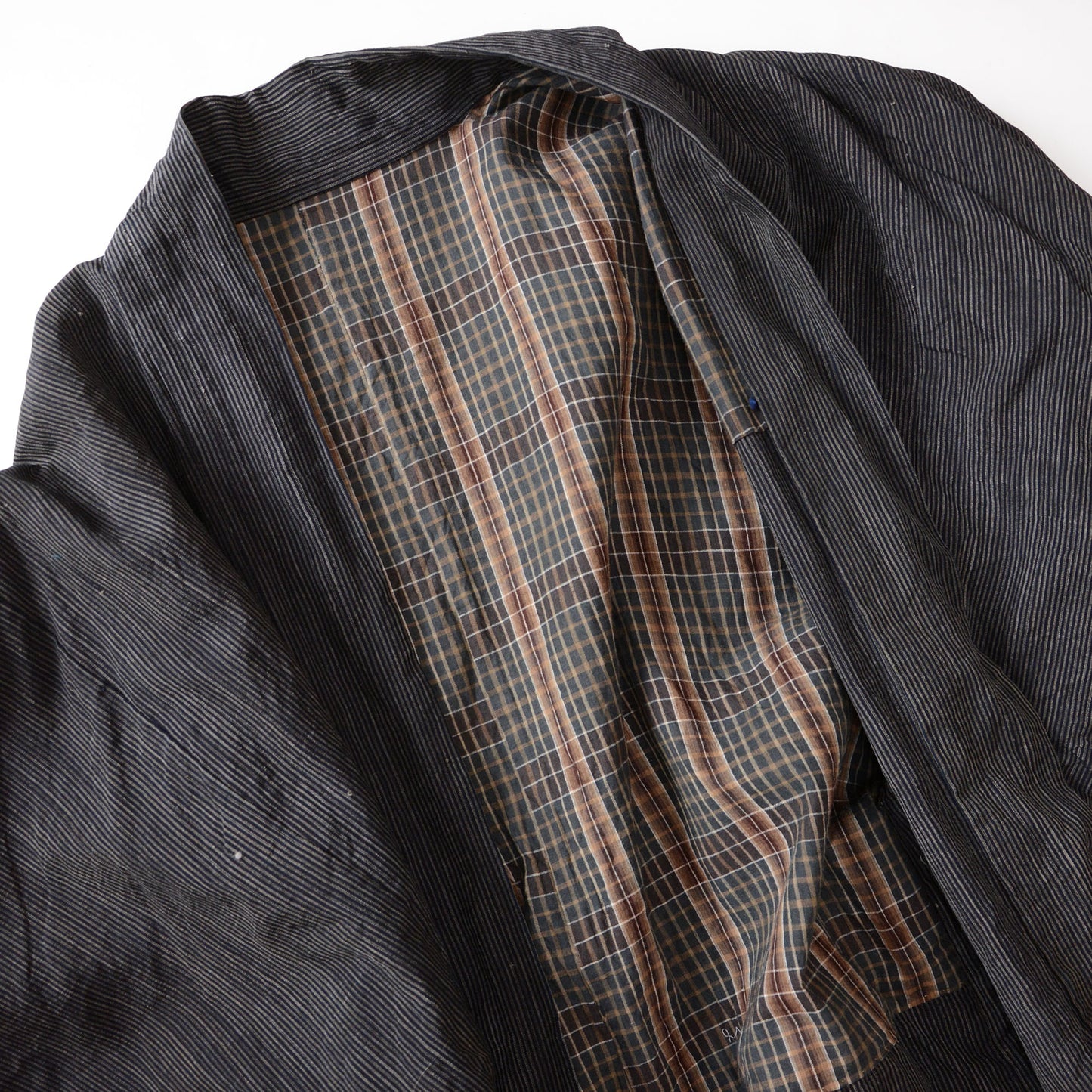 Showa Era Japanese Vintage Striped Haori｜Men’s Kimono Cardigan for Modern Wabi-Sabi Style