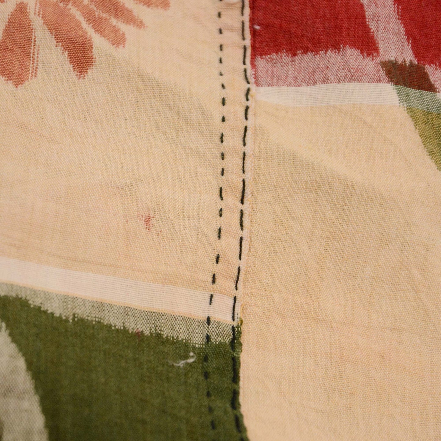 japanese fabric vintage cotton floral pattern futon cover unravel