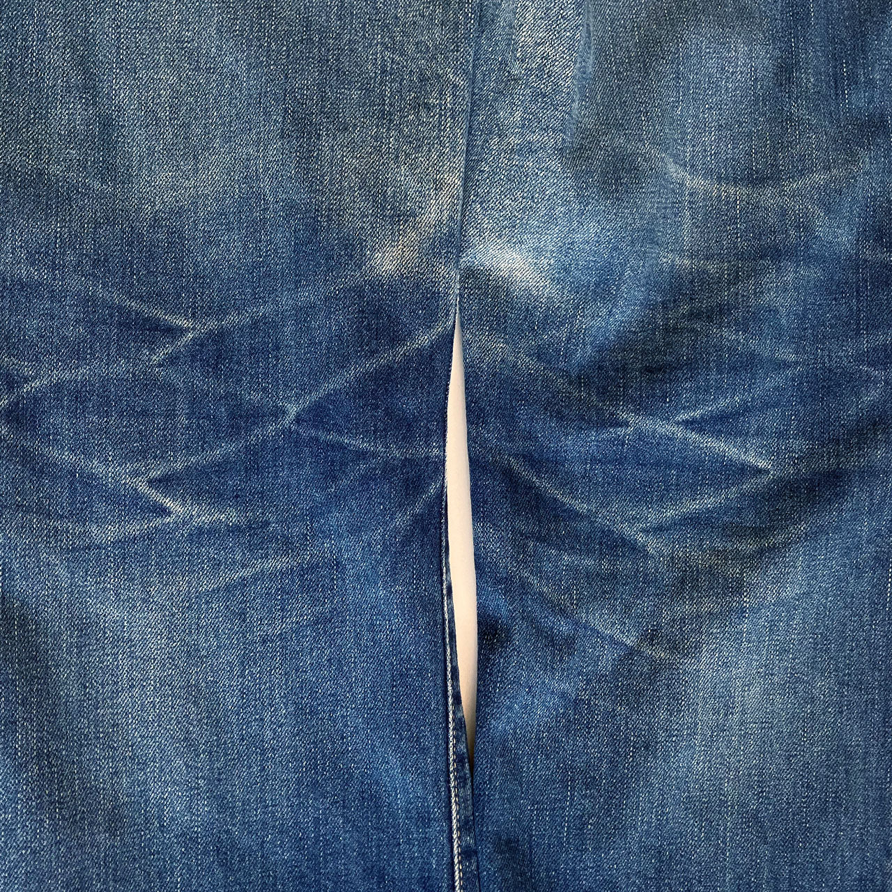 Vintage BLUE BLUE jeans with authentic wear and character
