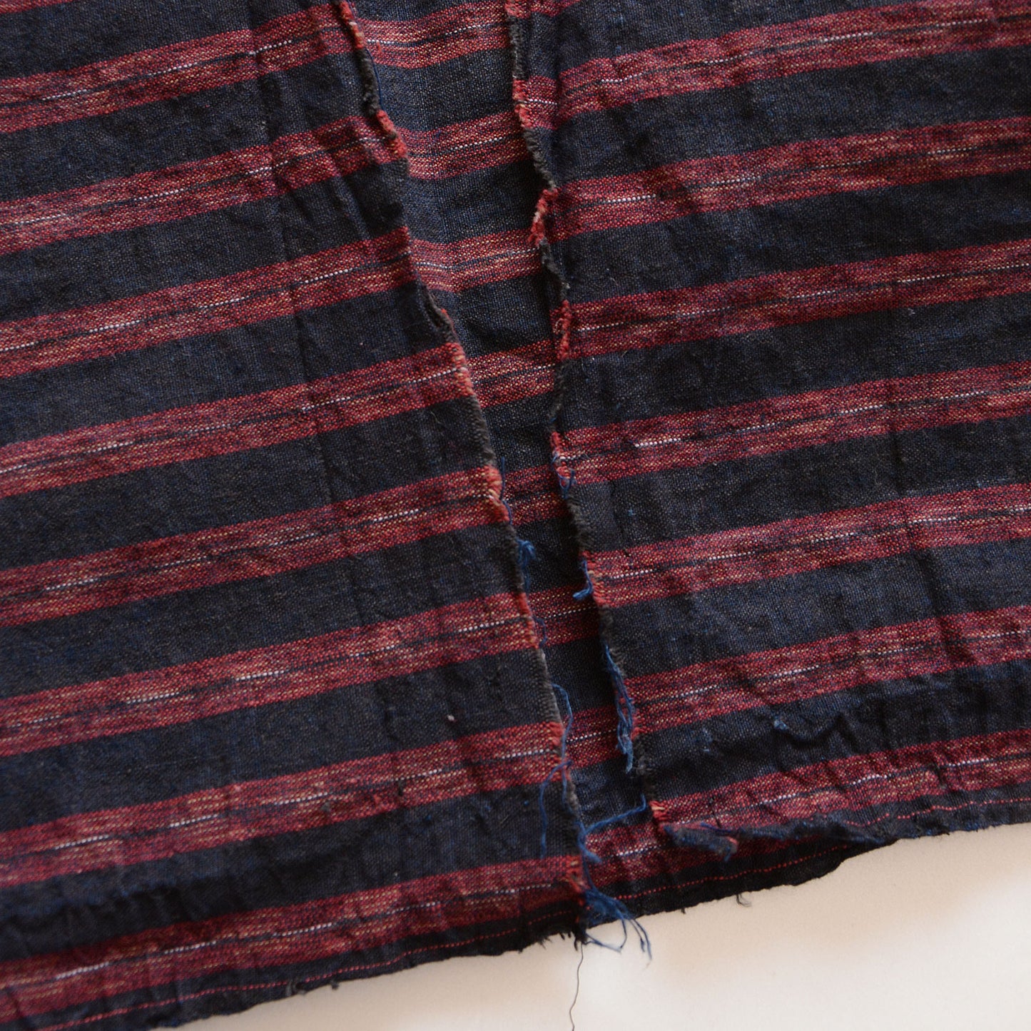 Japanese Fabric Scraps Set Cotton Stripe Pattern Vintage B3