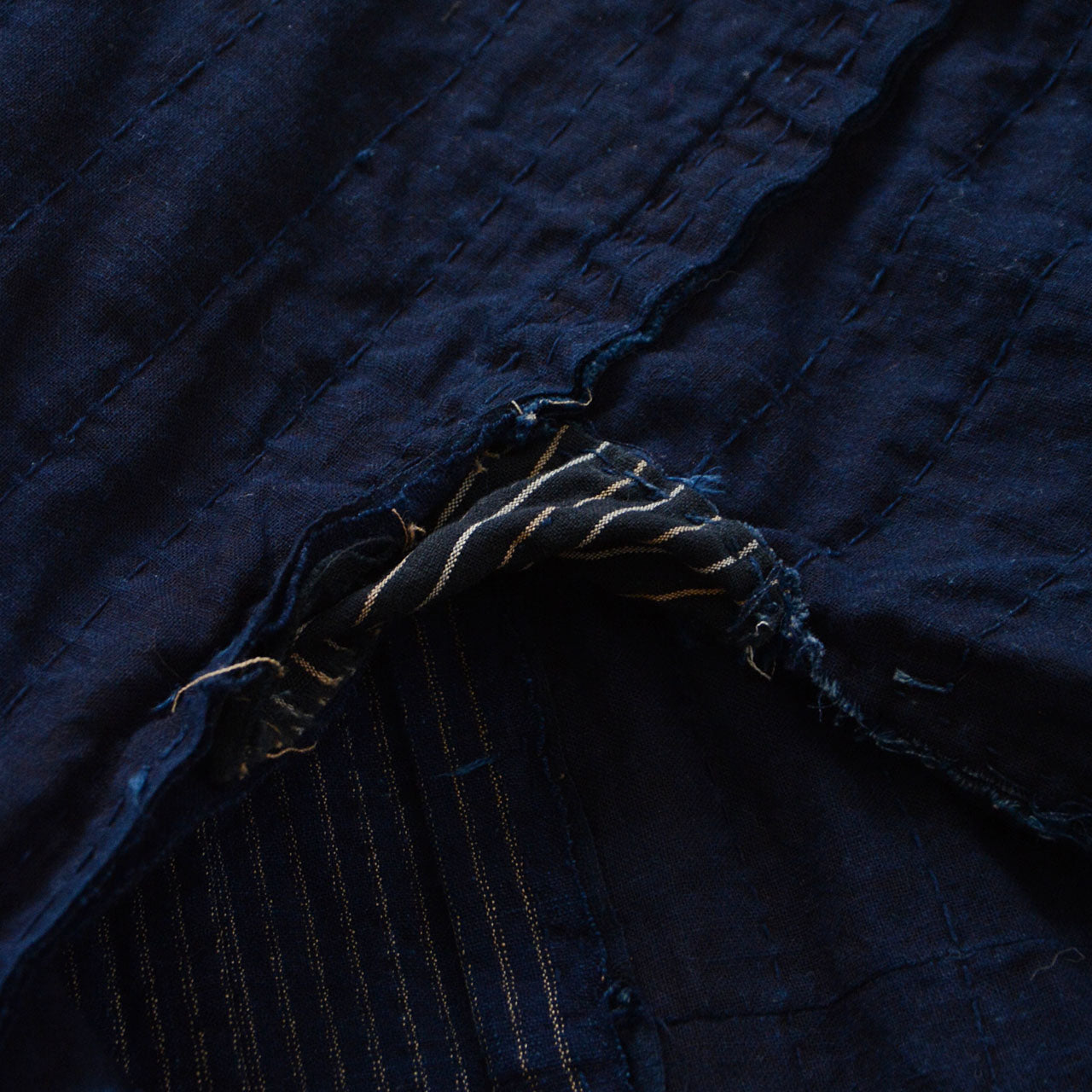 Rare Vintage Noragi with Bold Textile Character