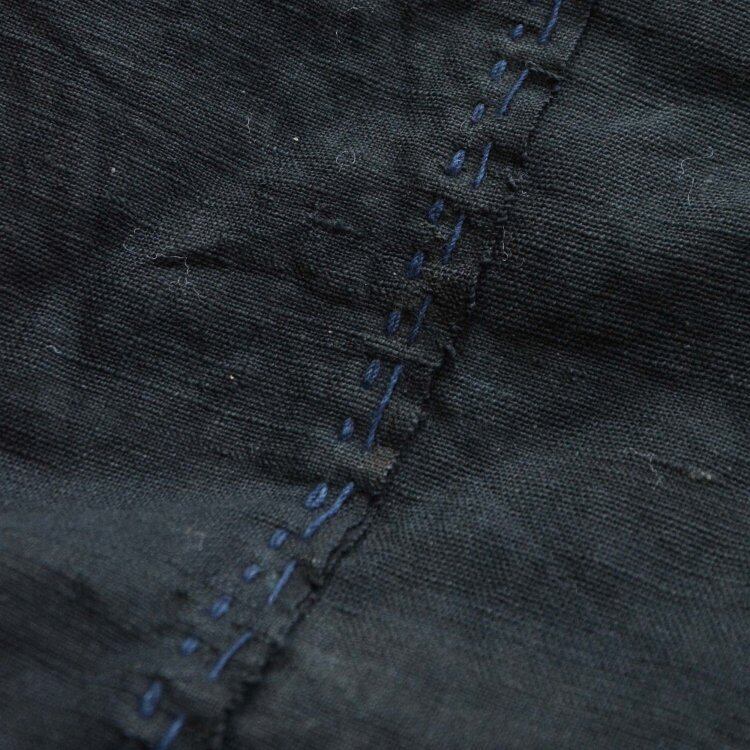 Japanese Fabric Vintage Cotton Black Furoshiki Wrap Cloth