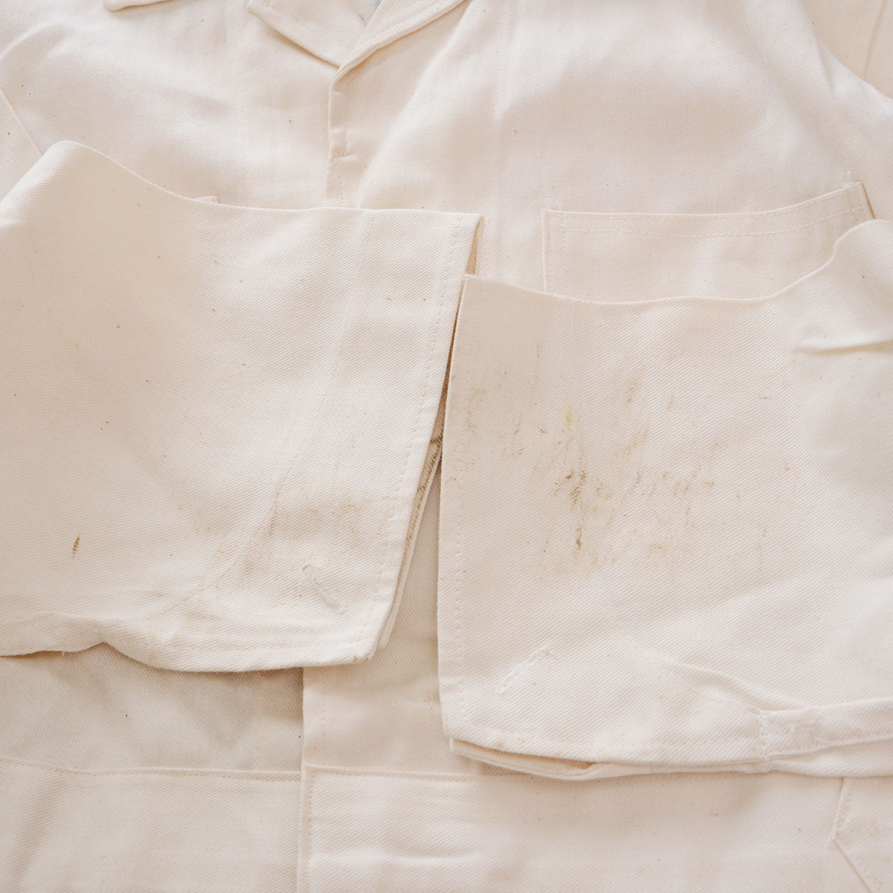 Unused Vinylon Cotton Blend Japanese Work Coveralls